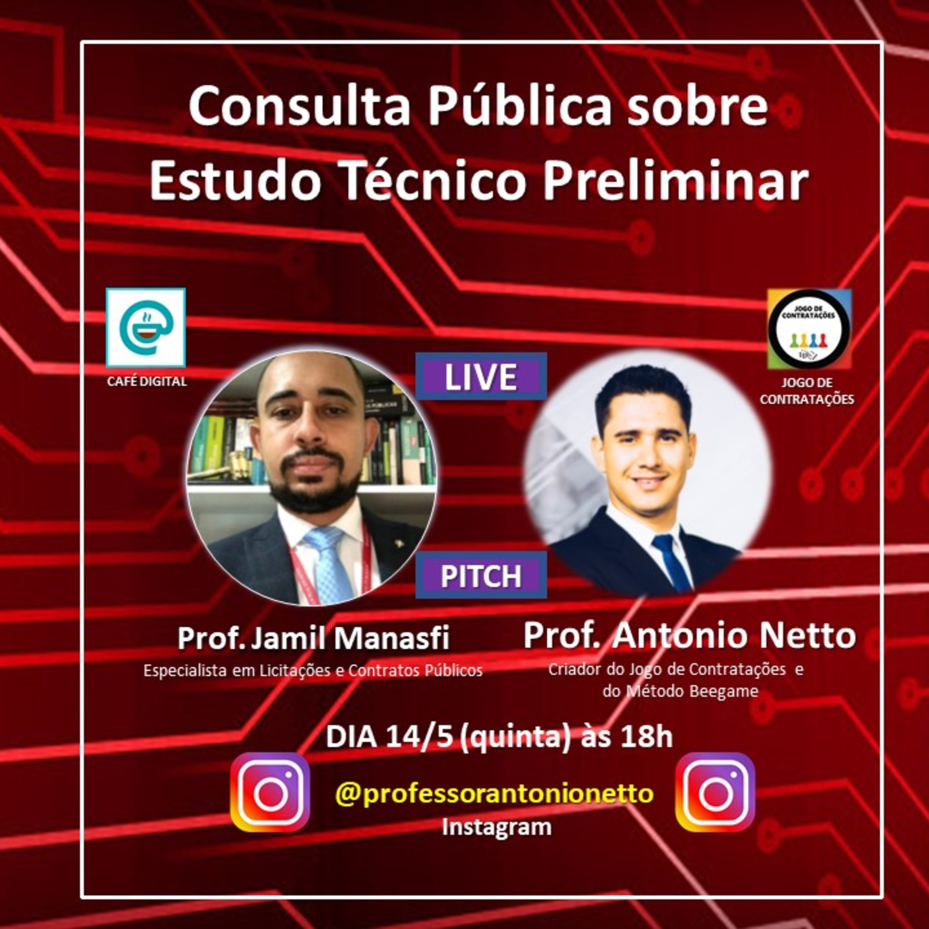 Café Digital - Jogo de Contratações - Beegame - Antonio Netto