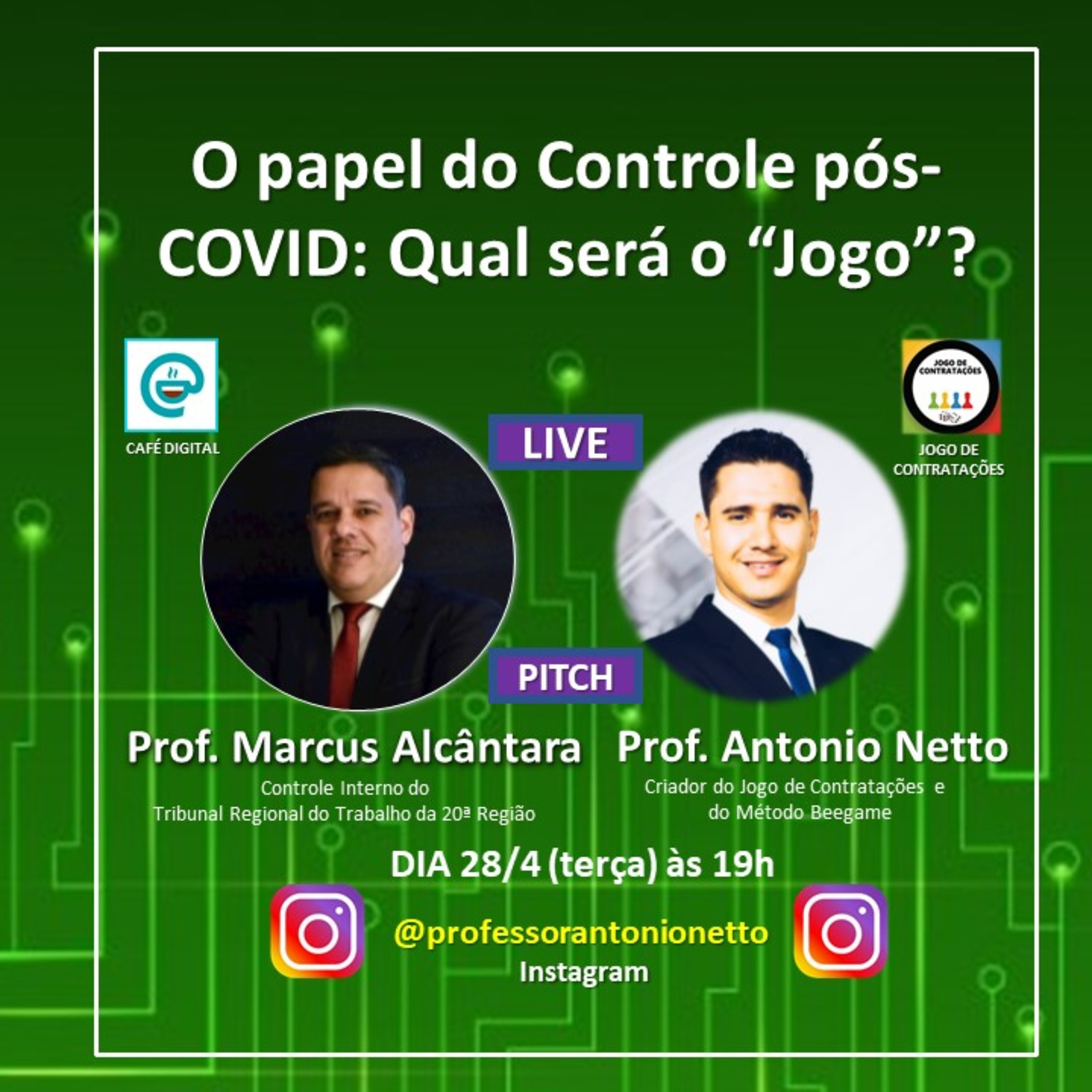 Café Digital - Jogo de Contratações - Beegame - Antonio Netto