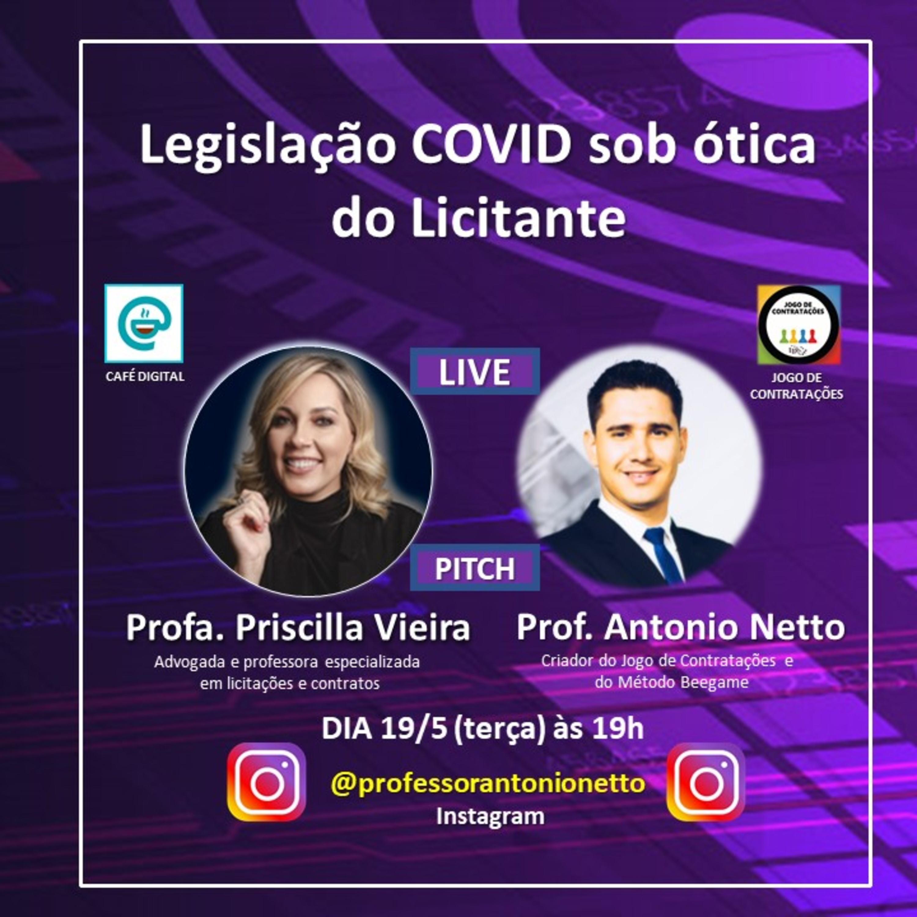 Café Digital - Jogo de Contratações - Beegame - Antonio Netto