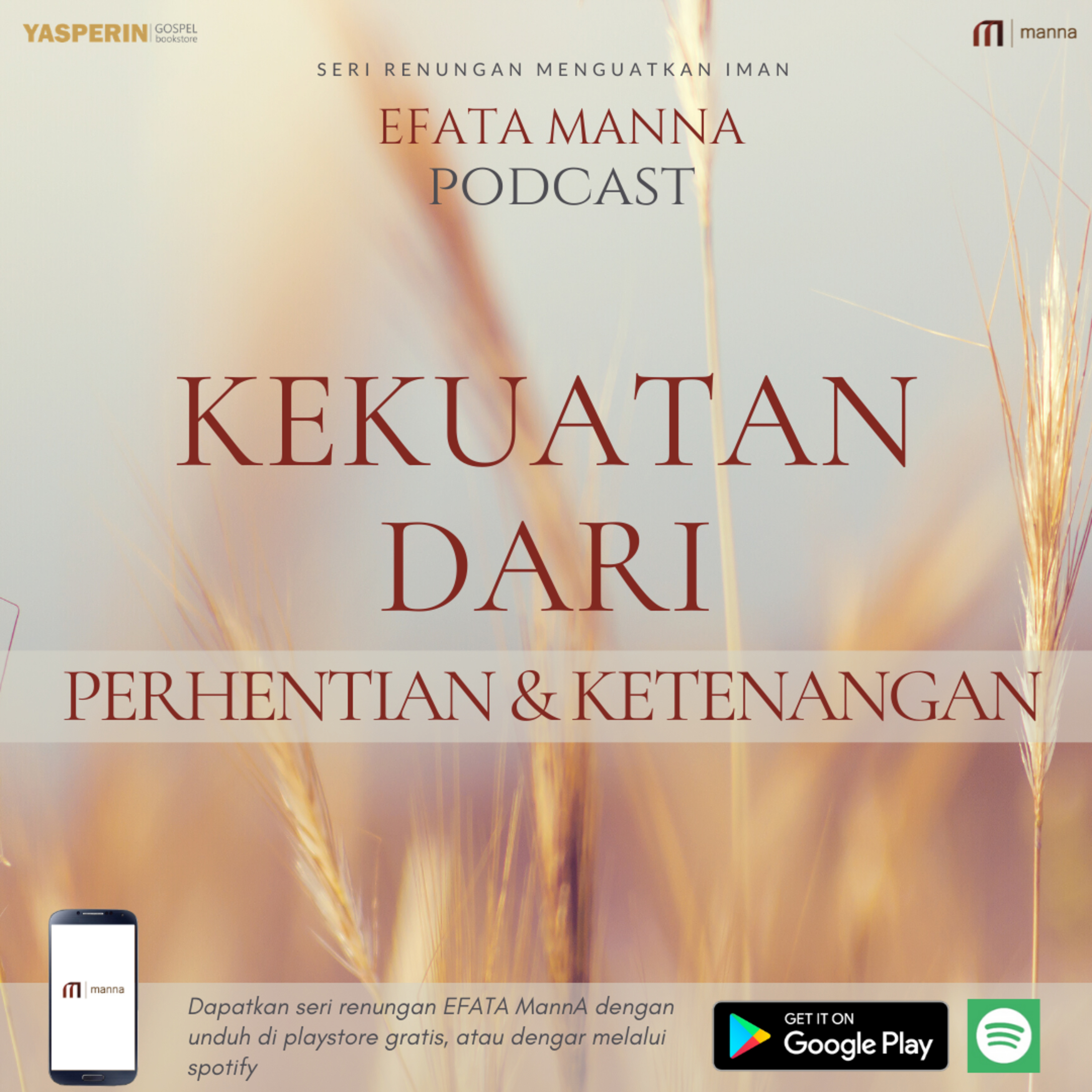 Seri Renungan di Tengah Pandemi #5 - Kekuatan dari Perhentian dan Ketenangan episode artwork