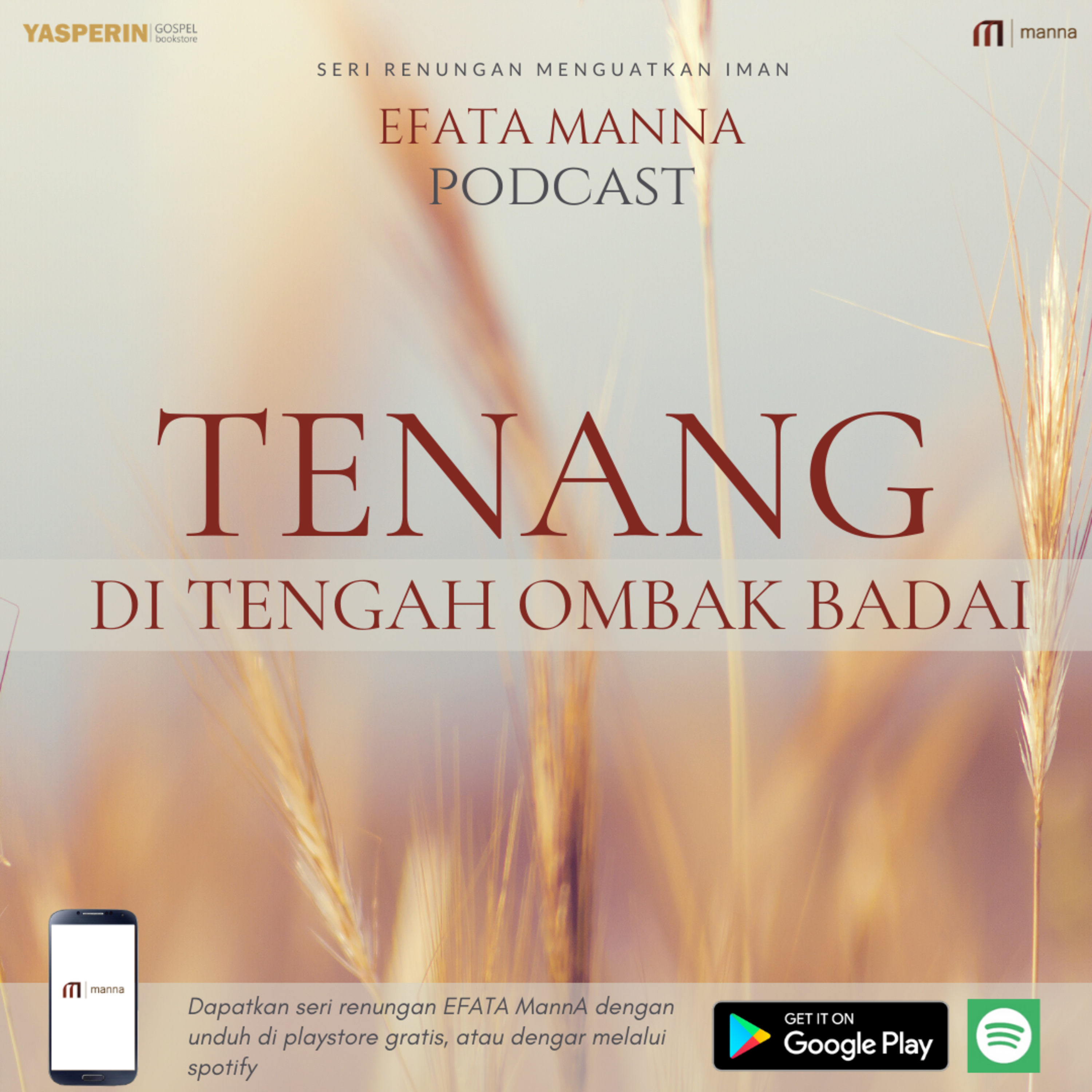Seri Renungan di Tengah Pandemi #5 - Tenang di Tengah Ombak Badai episode artwork
