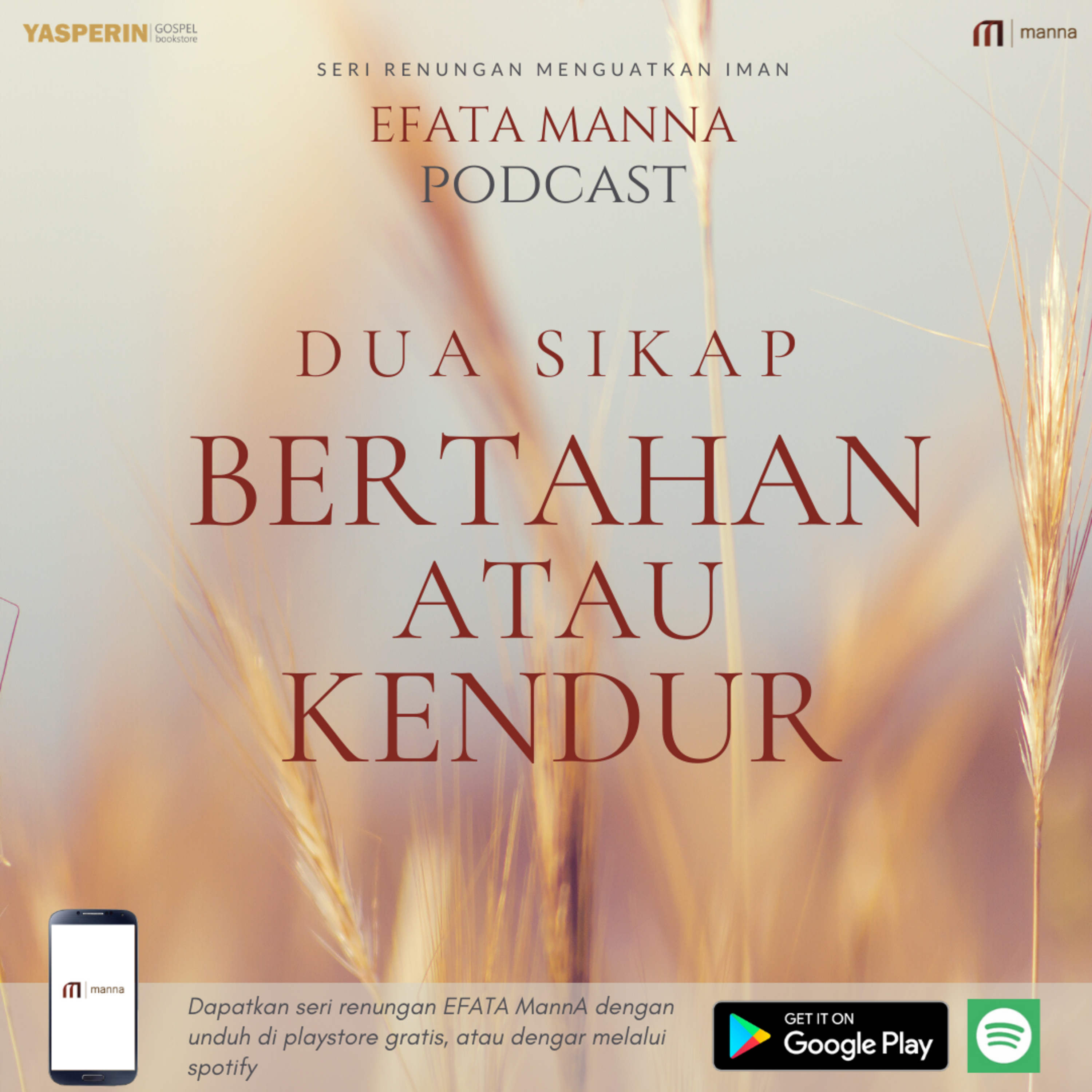 Seri Renungan di Tengah Pandemi #6 - Dua Sikap – Bertahan atau Kendur episode artwork