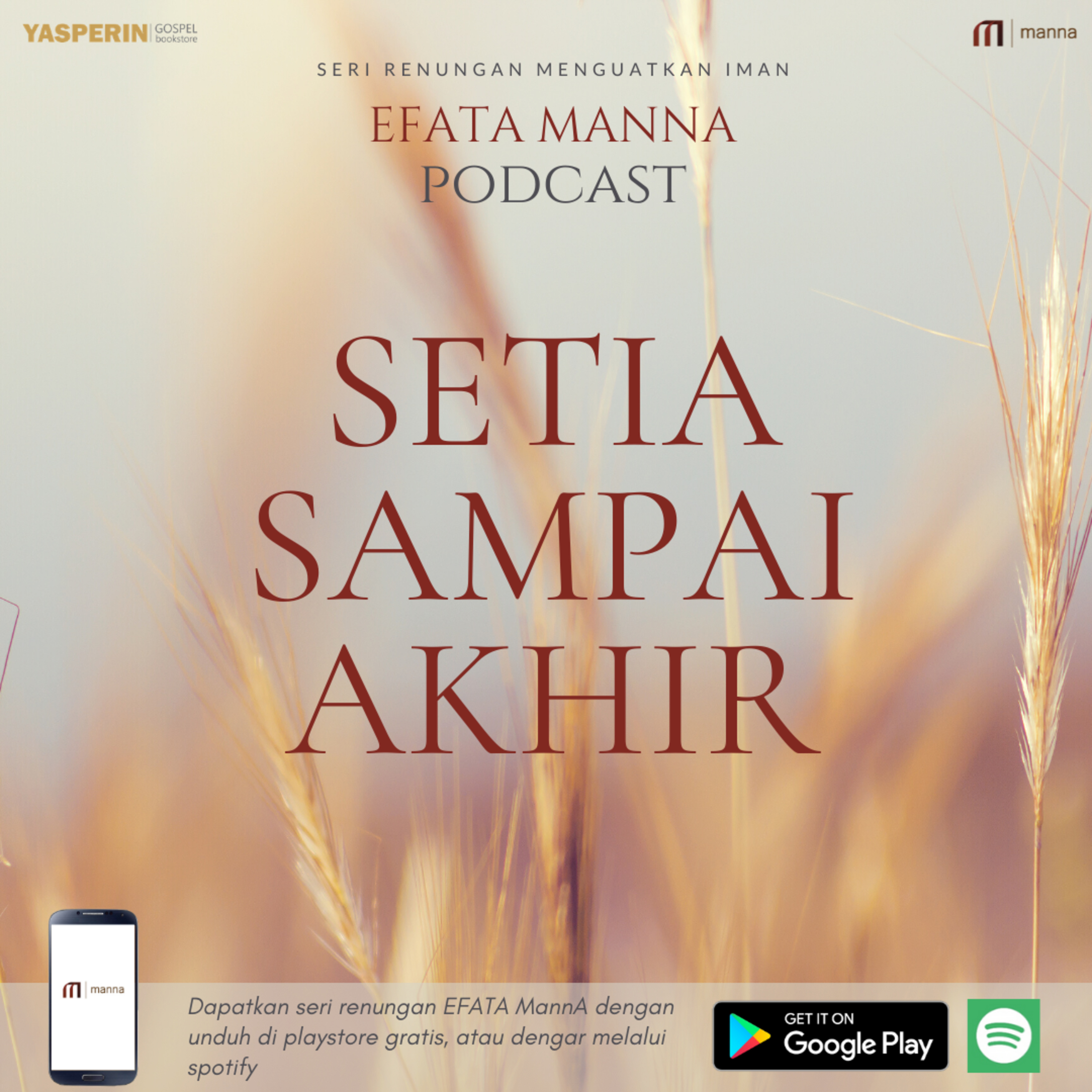 Seri Renungan di Tengah Pandemi #6 - Setia Sampai Akhir episode artwork