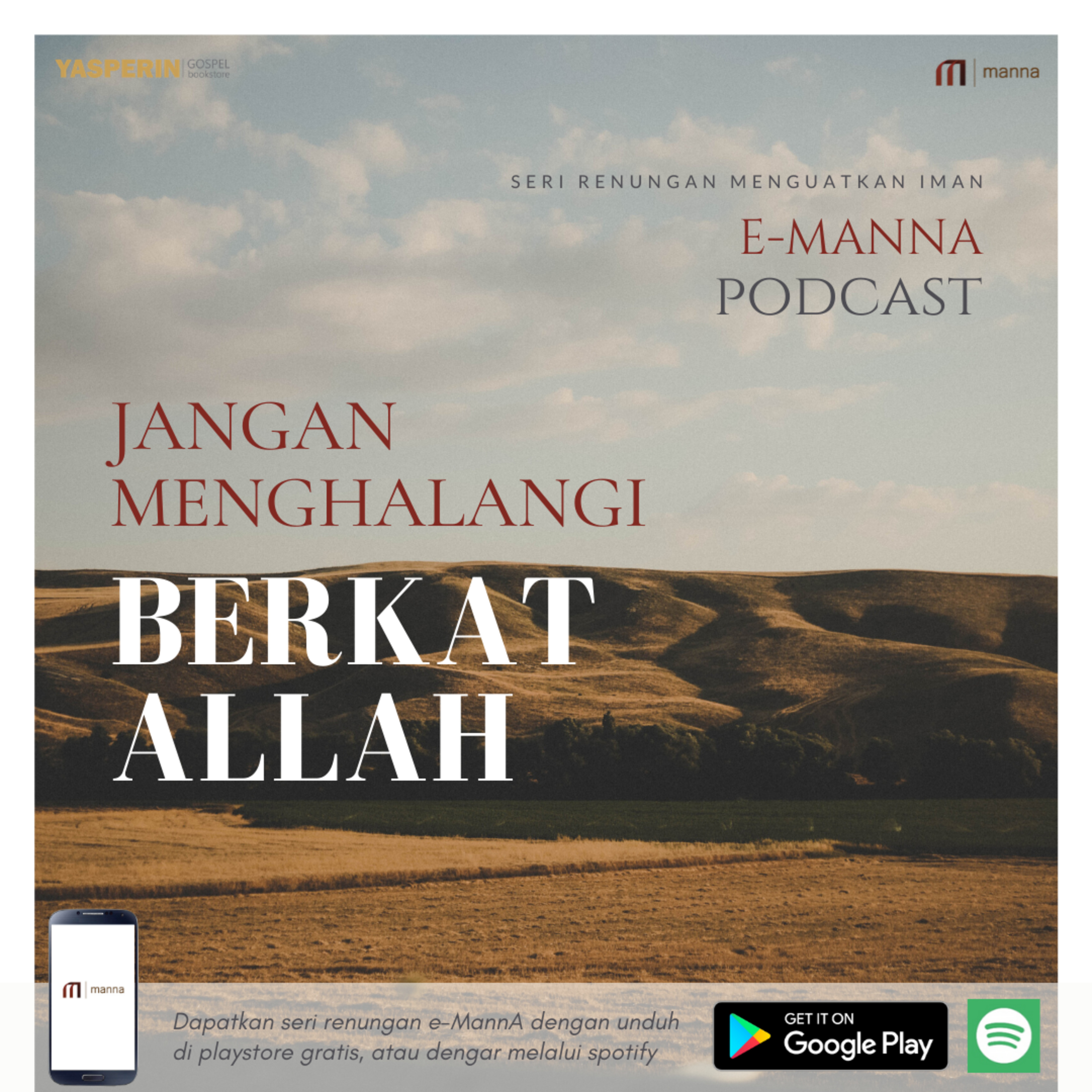 Seri Renungan di Tengah Pandemi #7 - Jangan Menghalangi Berkat Allah episode artwork