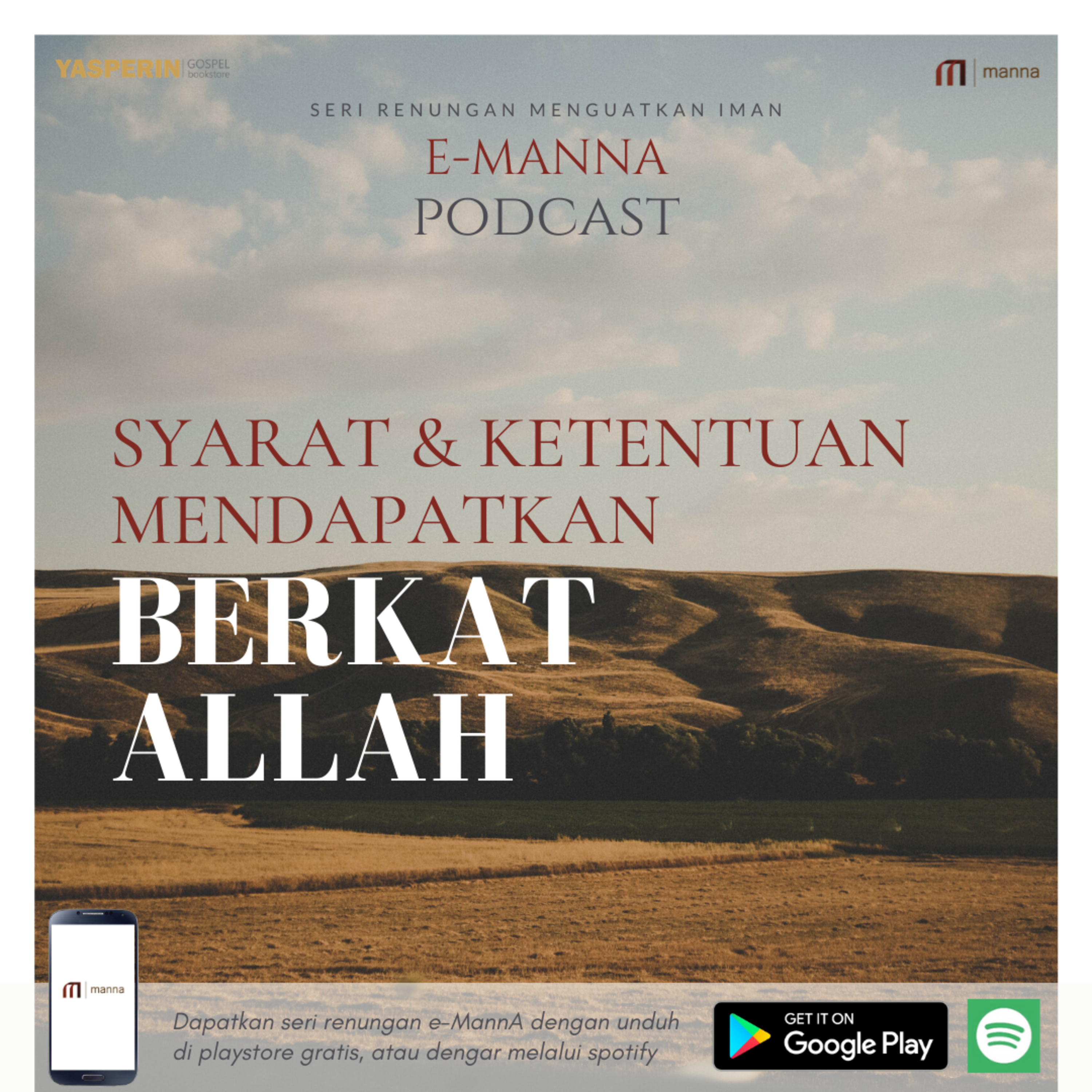 Seri Renungan di Tengah Pandemi #7 - Syarat dan Ketentuan Mendapatkan Berkat Allah episode artwork