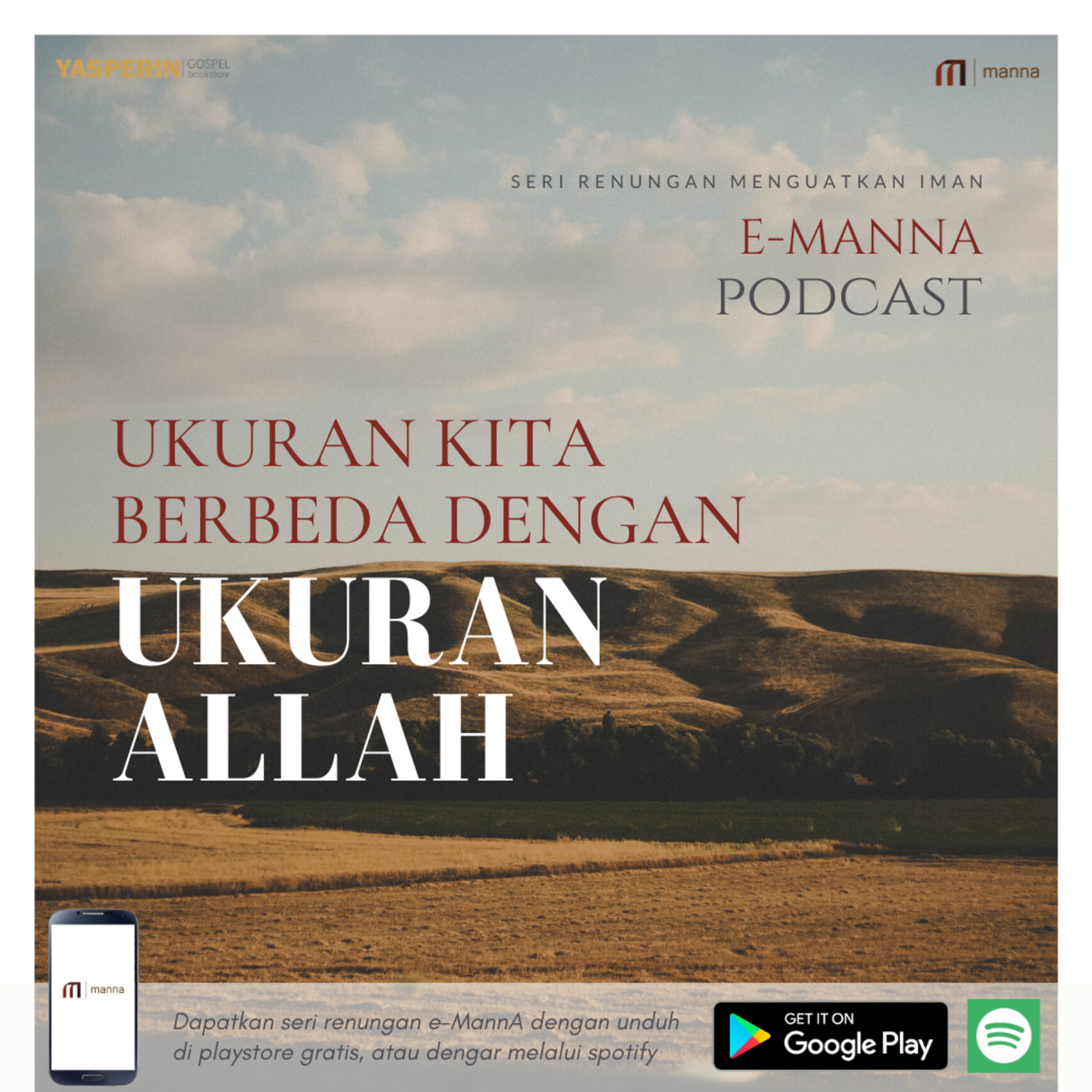 Seri Renungan di Tengah Pandemi #7 - Ukuran kita berbeda dengan Ukuran Allah episode artwork