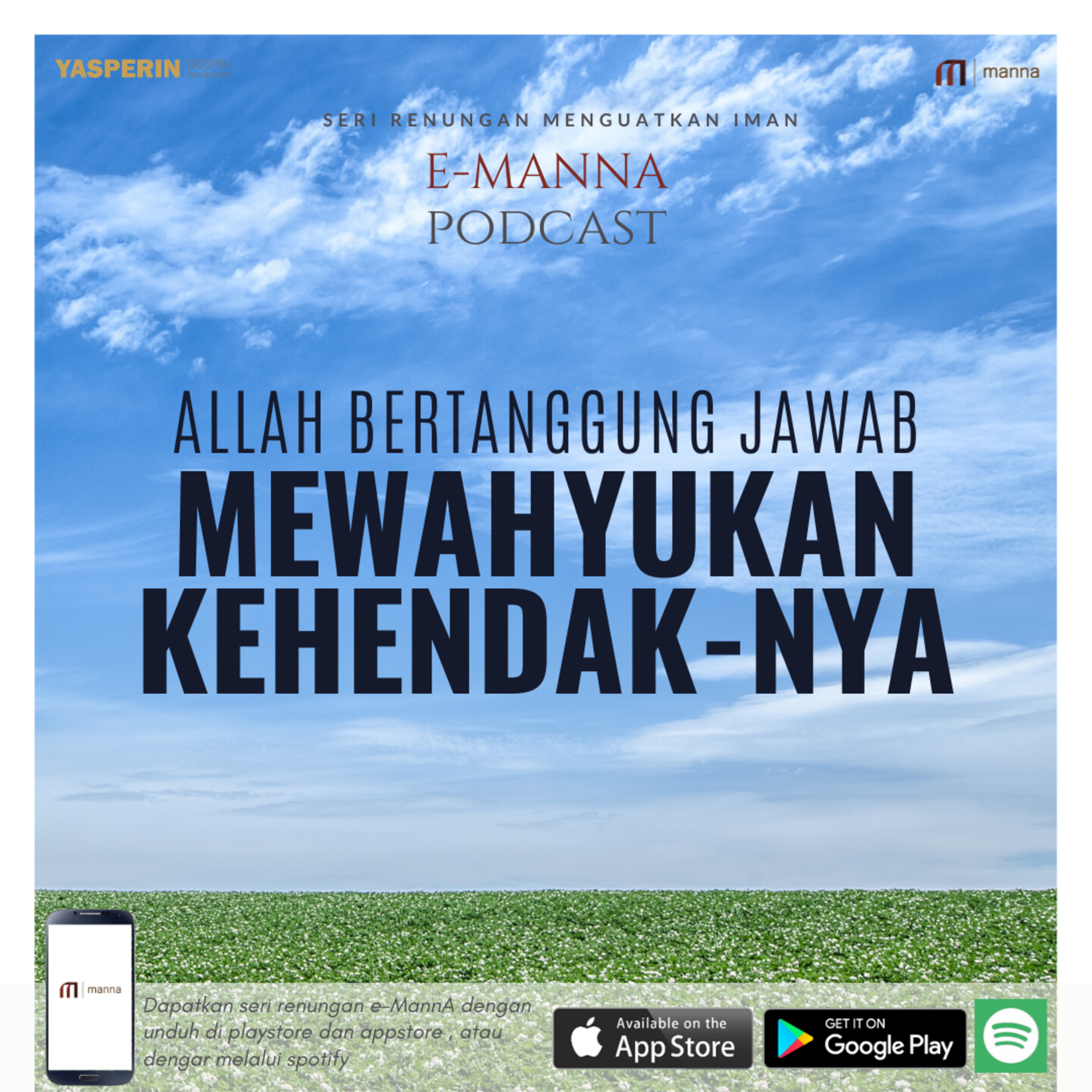 Seri Renungan di Tengah Pandemi #9 - Allah Bertanggungjawab Mewahyukan Kehendak-Nya episode artwork