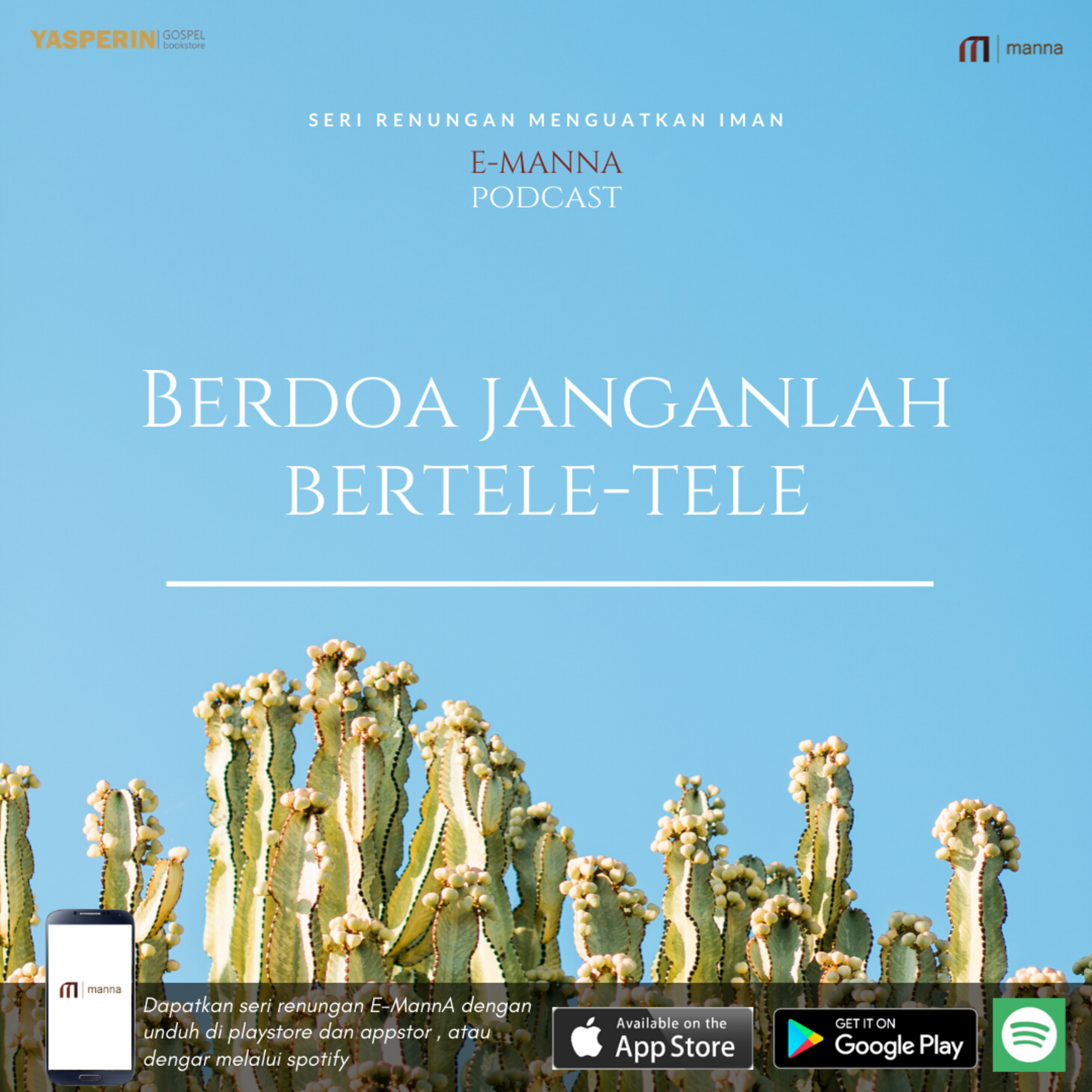 Renungan #12 - BERDOA JANGANLAH BERTELE-TELE episode artwork