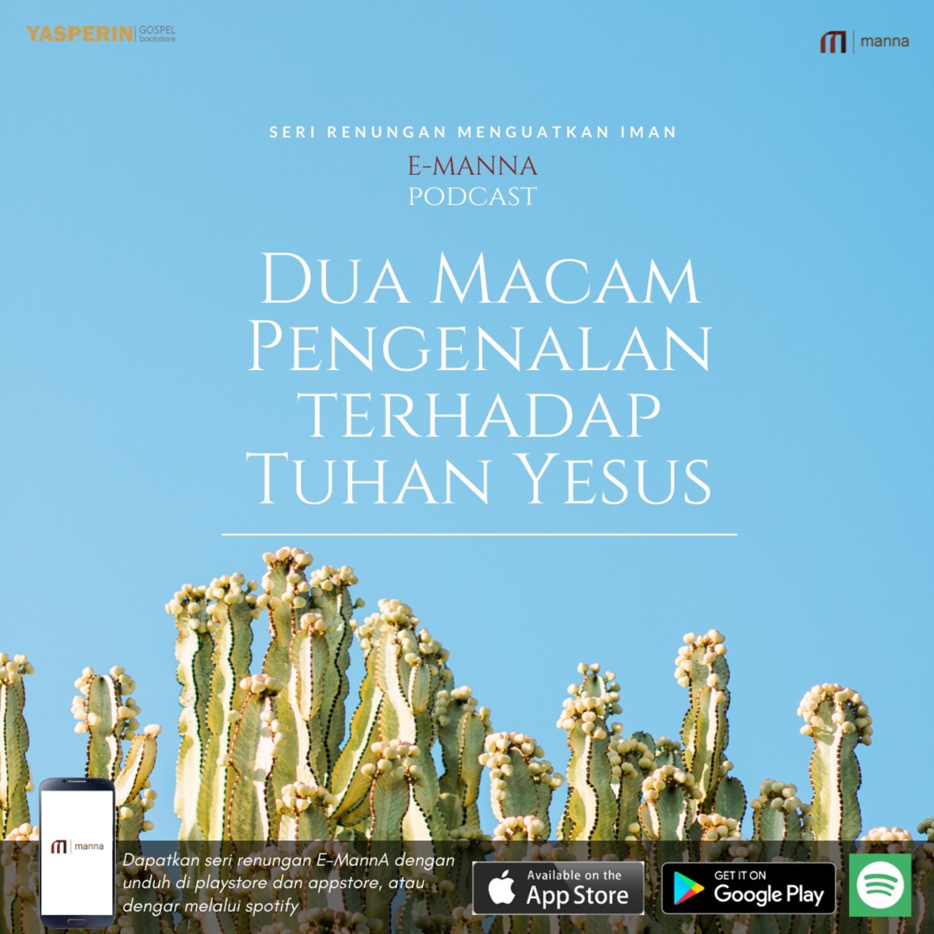 Renungan #13 - DUA MACAM PENGENALAN TERHADAP TUHAN YESUS episode artwork