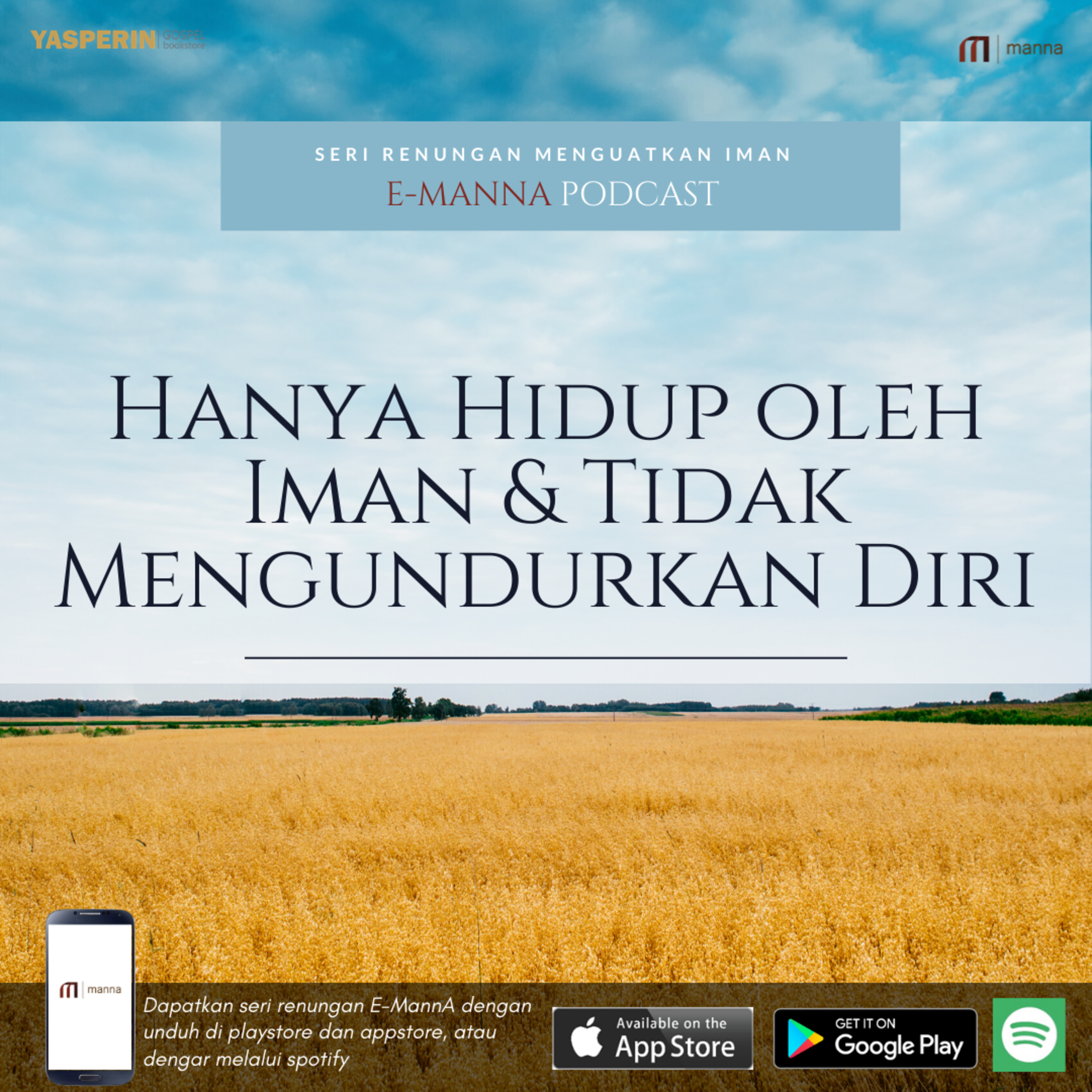 Renungan #14 - HANYA HIDUP OLEH IMAN DAN TIDAK MENGUNDURKAN DIRI episode artwork