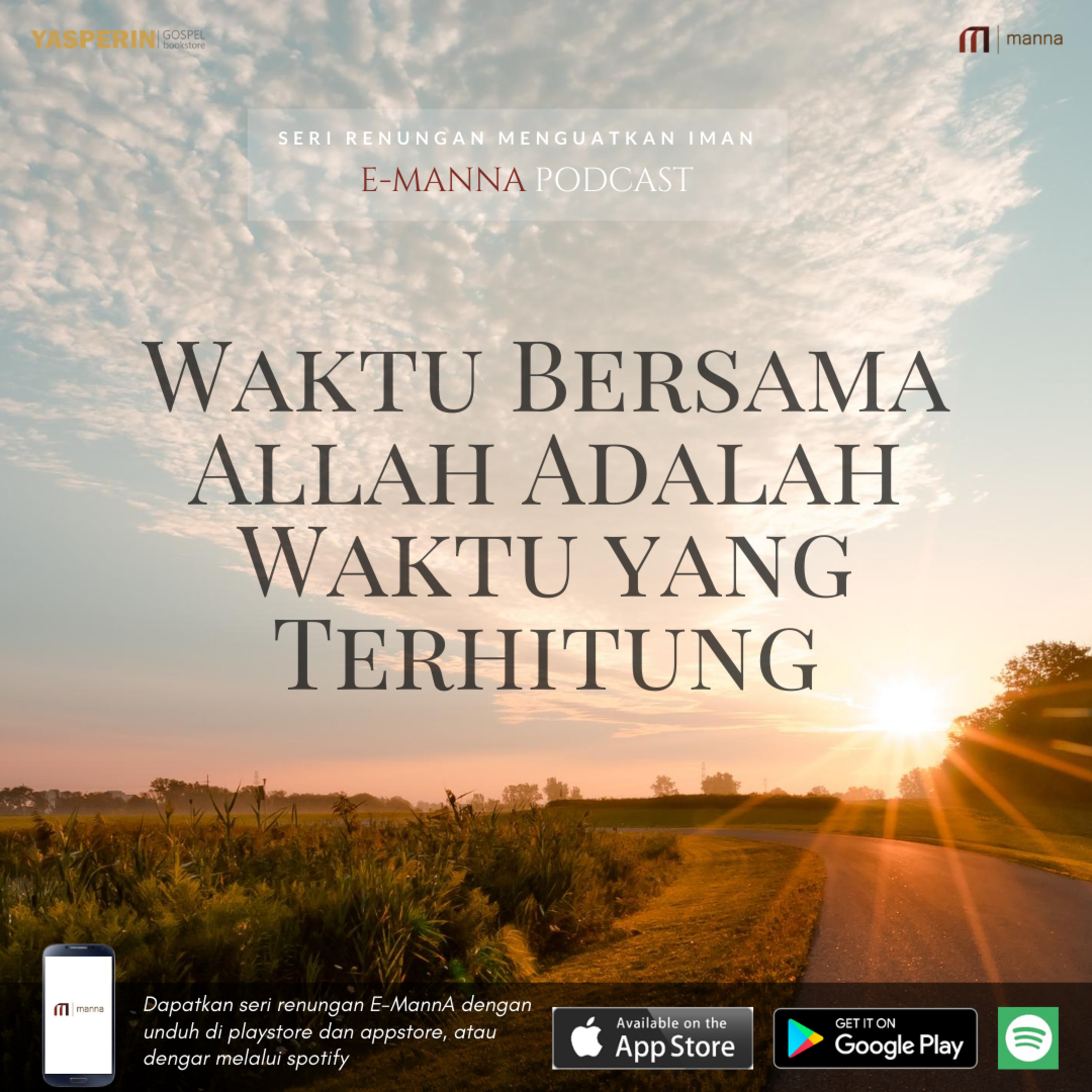 Renungan #15 - WAKTU BERSAMA ALLAH ADALAH WAKTU YANG TERHITUNG episode artwork