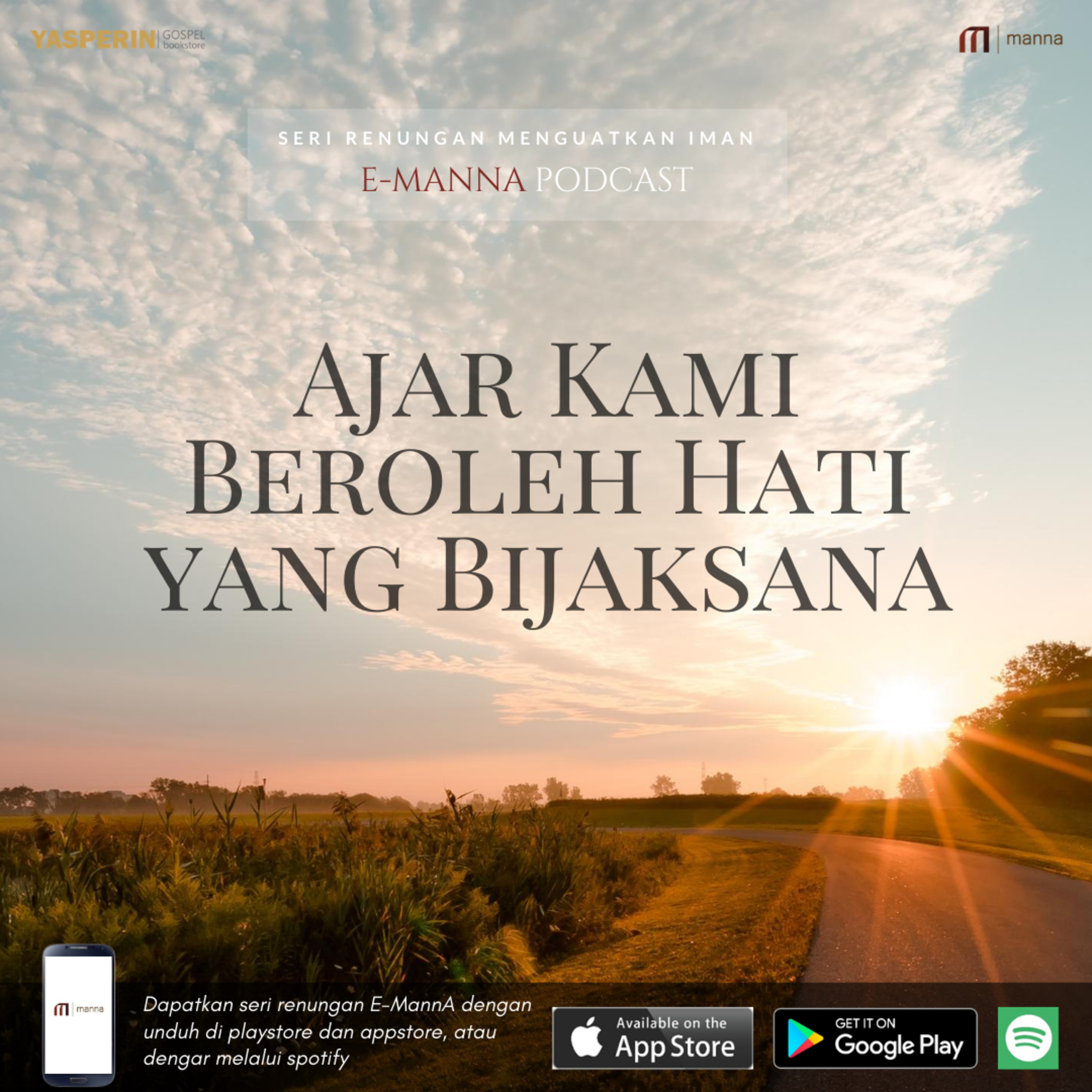 Renungan #15 - AJAR KAMI BEROLEH HATI YANG BIJAKSANA episode artwork