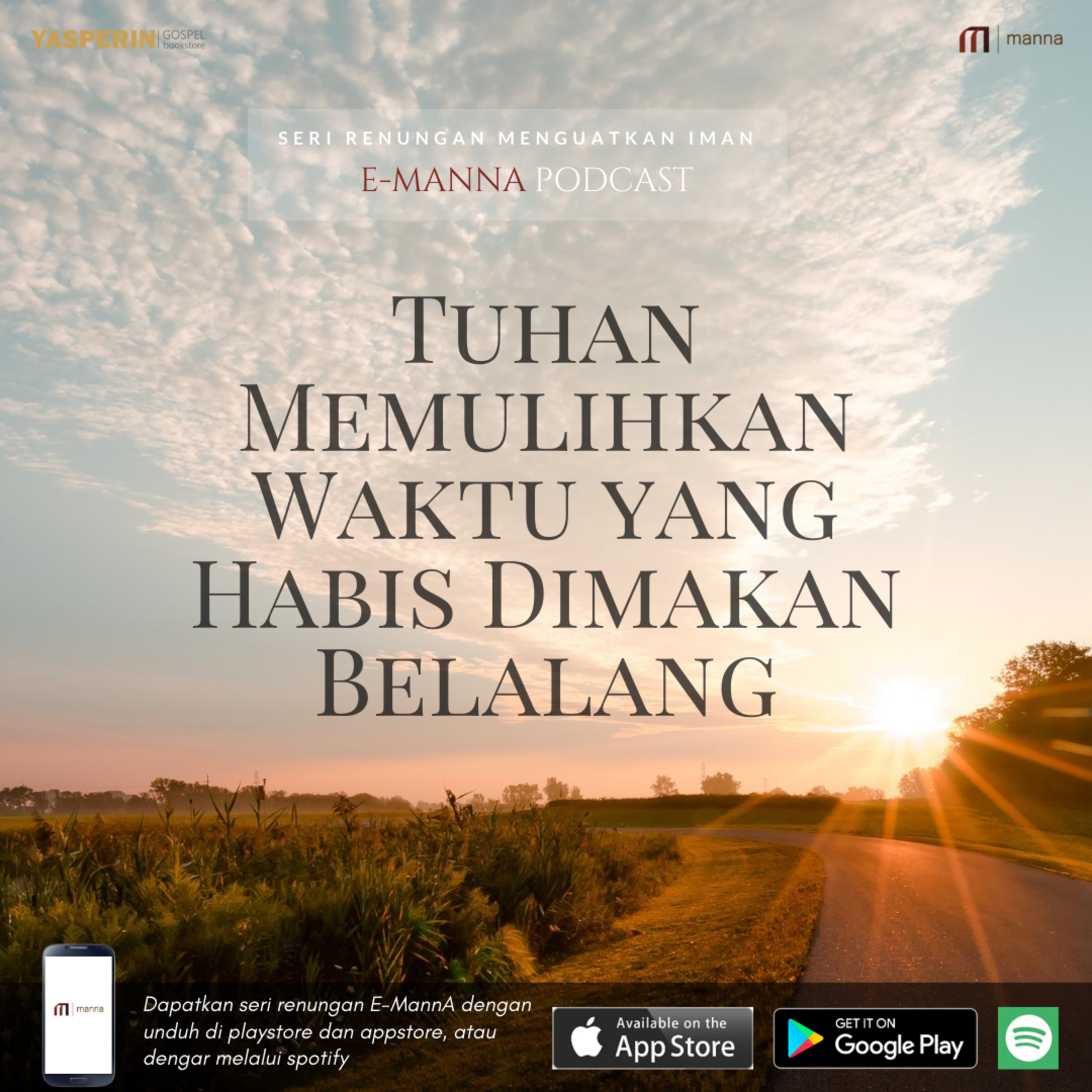 Renungan #15 - TUHAN MEMULIHKAN WAKTU YANG HABIS DIMAKAN BELALANG episode artwork