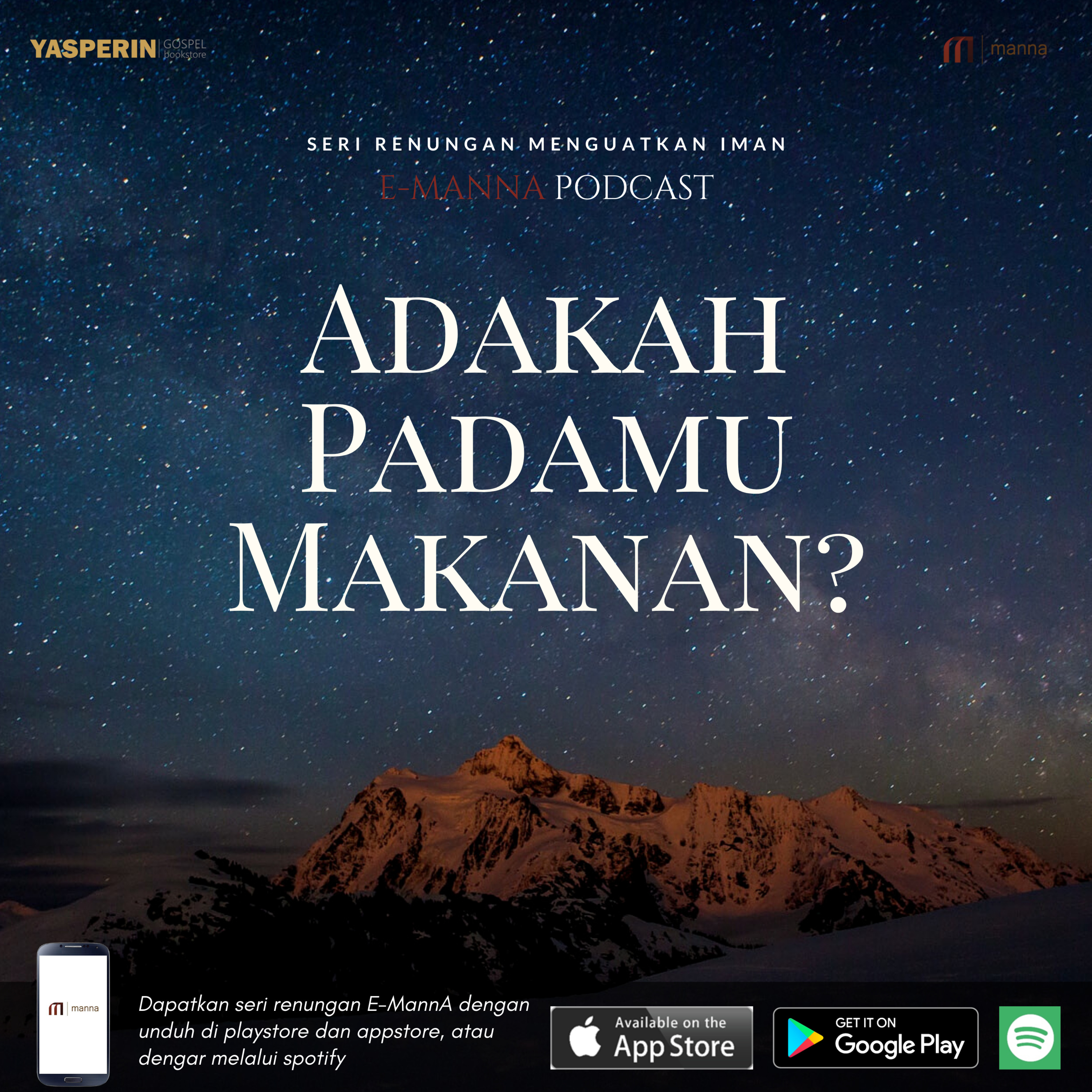 Renungan #16 - ADAKAH PADAMU MAKANAN ? episode artwork