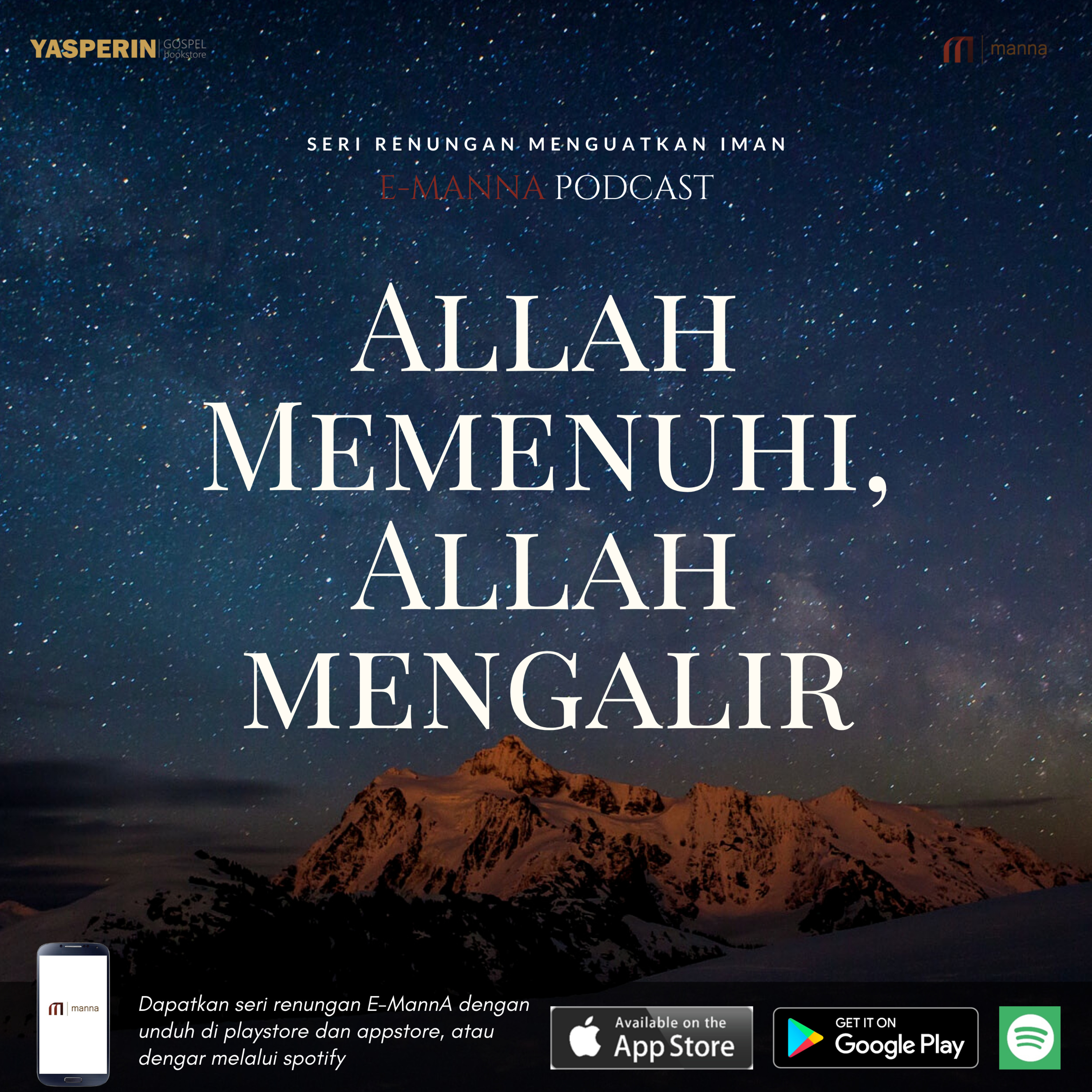 #Renungan 16 - ALLAH MEMENUHI, ALLAH MENGALIR episode artwork