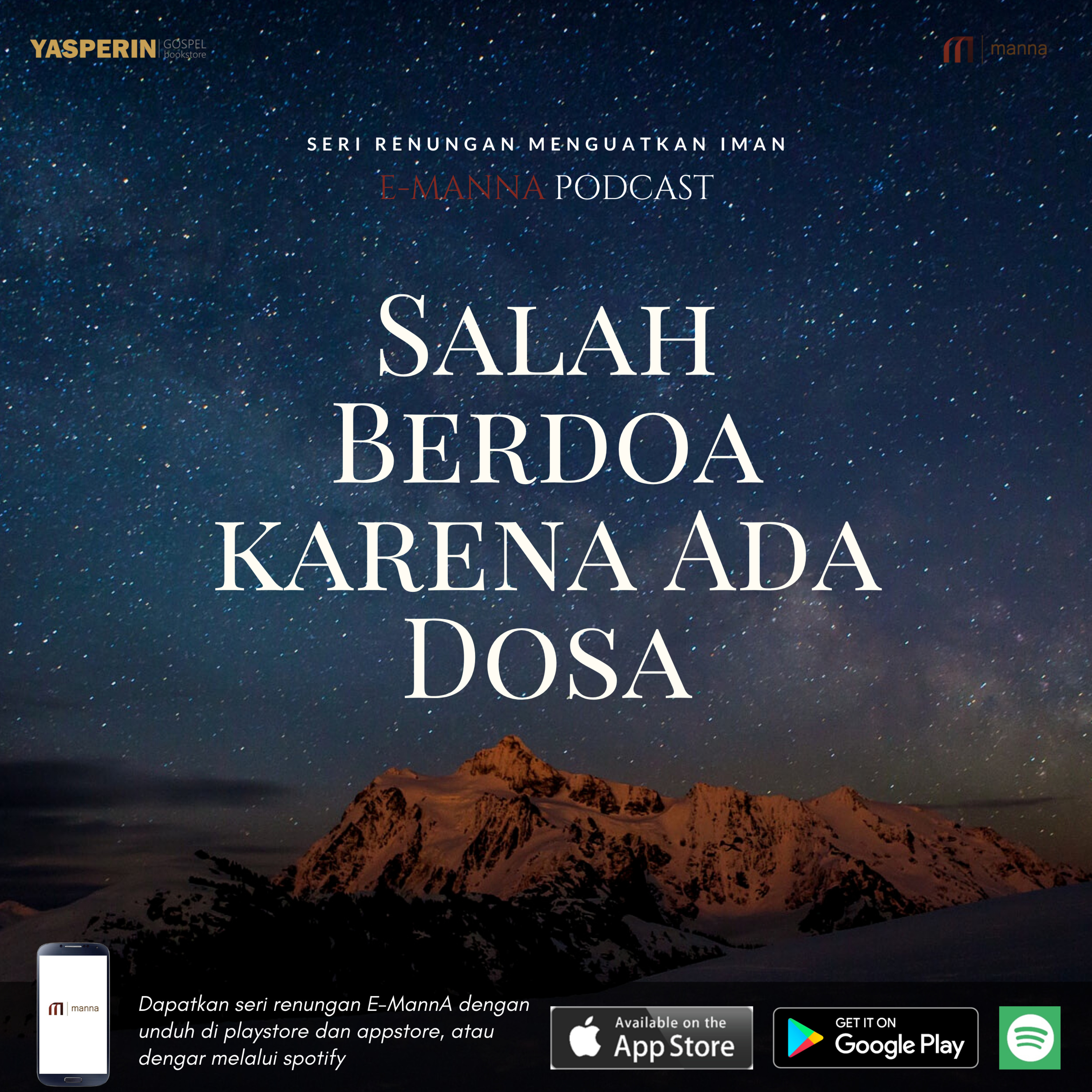 Renungan #16 - SALAH BERDOA KARENA ADA DOSA episode artwork