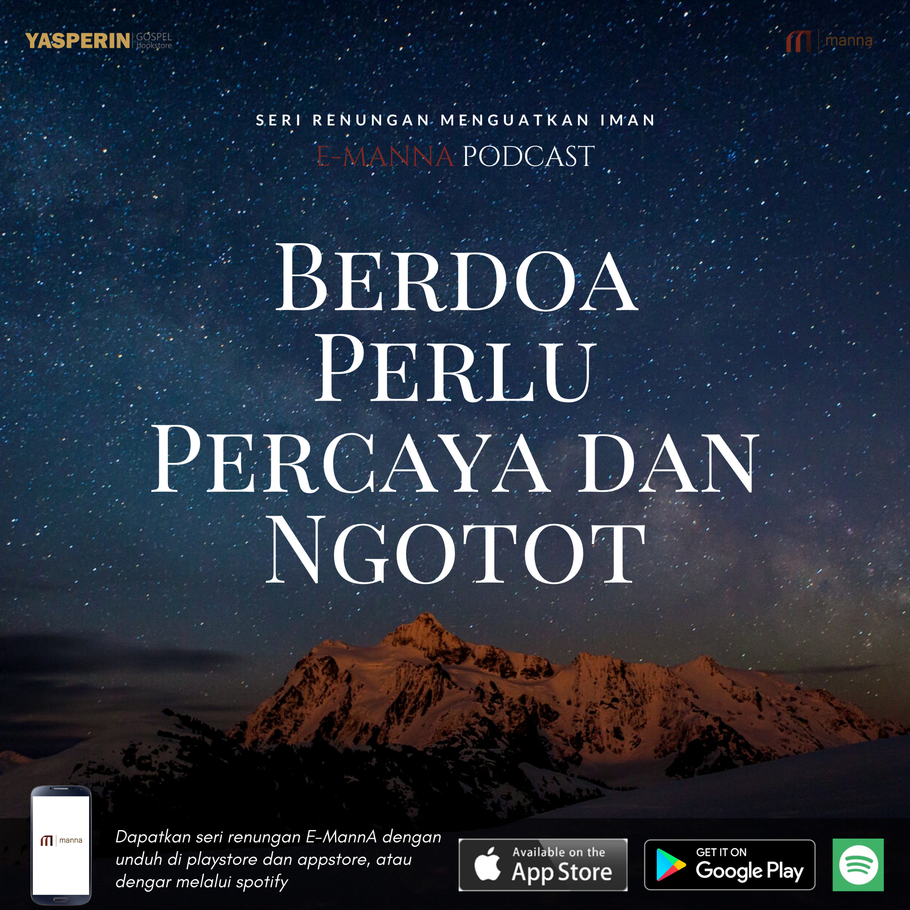 Renungan #16 - BERDOA PERLU PERCAYA DAN NGOTOT episode artwork