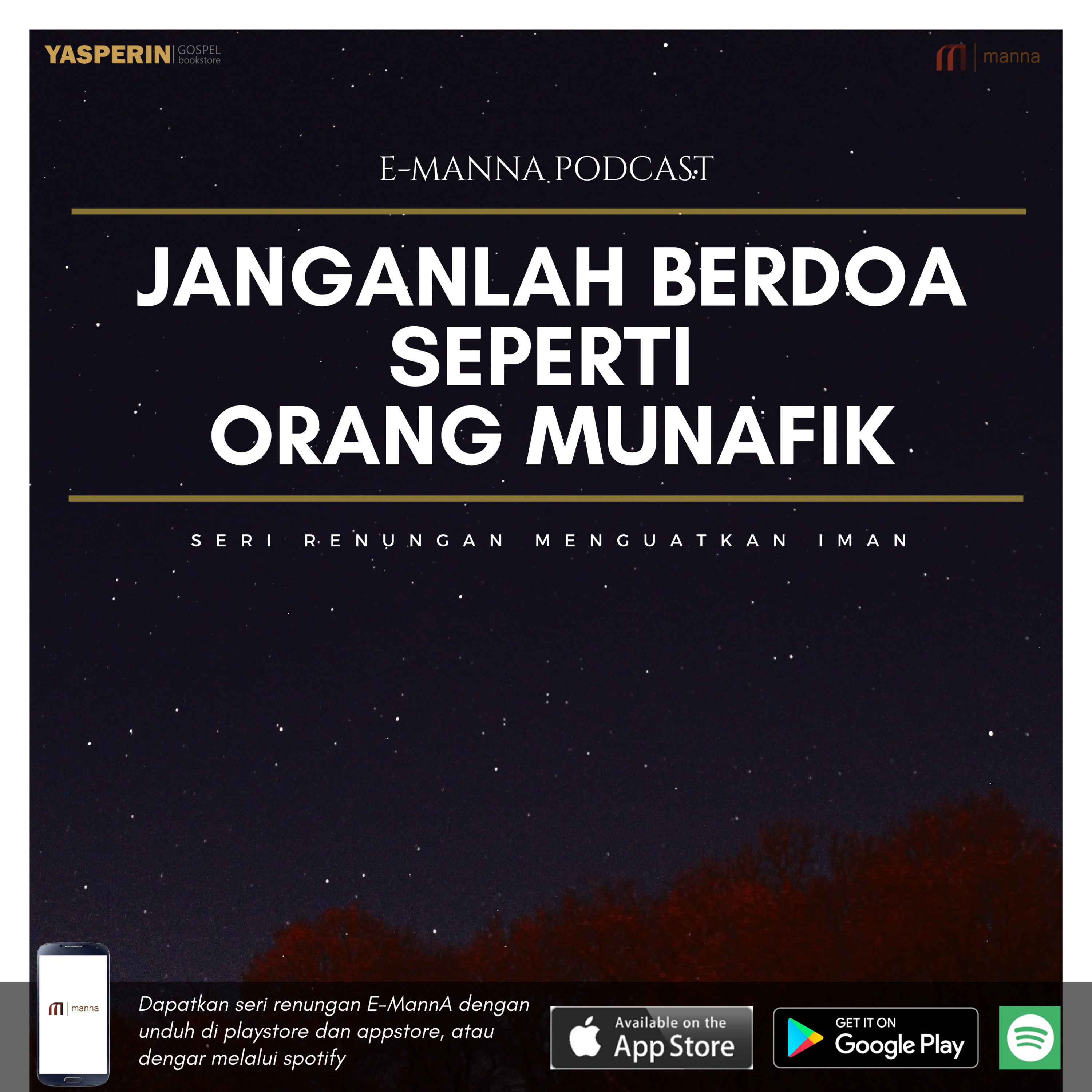 Renungan #20 - JANGANLAH BERDOA SEPERTI ORANG MUNAFIK episode artwork