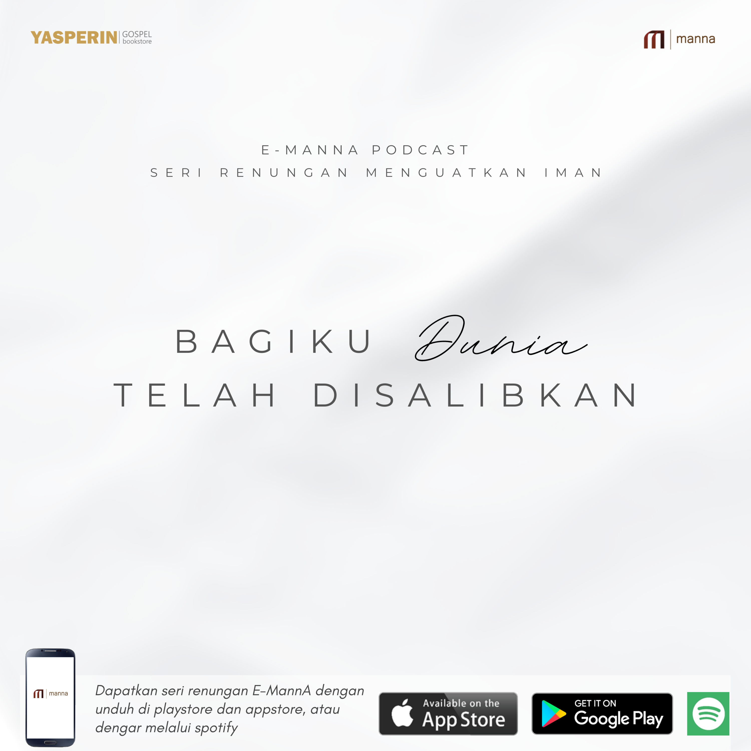 Renungan #22 - BAGIKU, DUNIA TELAH DISALIBKAN episode artwork