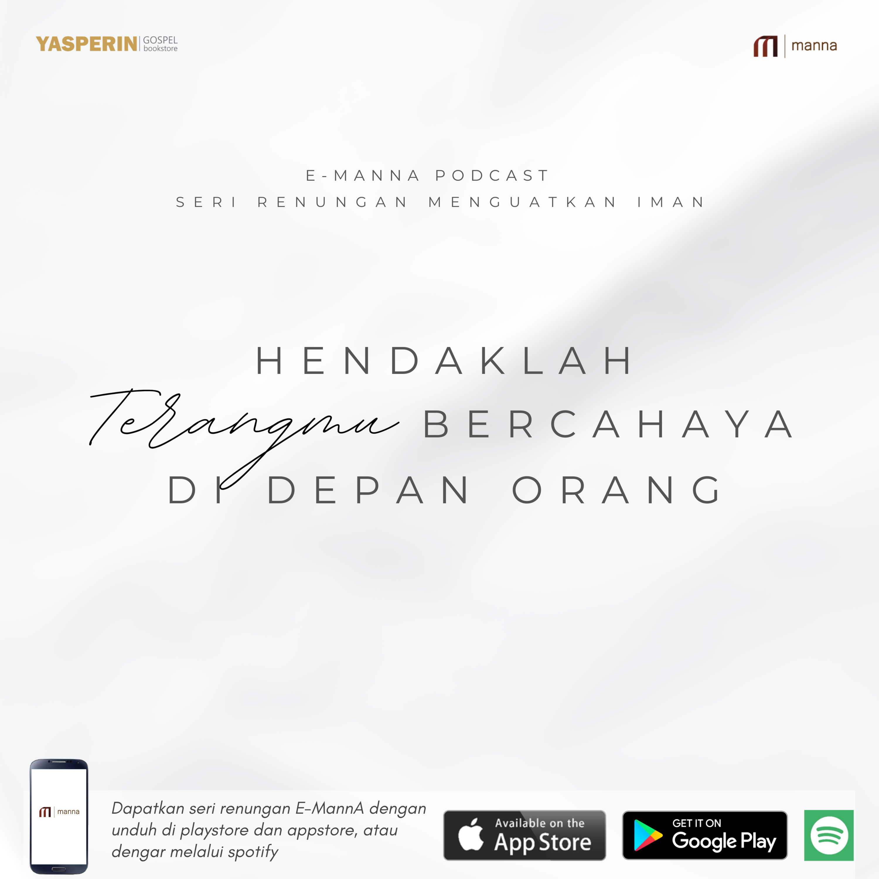 Renungan #22 - HENDAKLAH TERANGMU BERCAHAYA DI DEPAN ORANG episode artwork