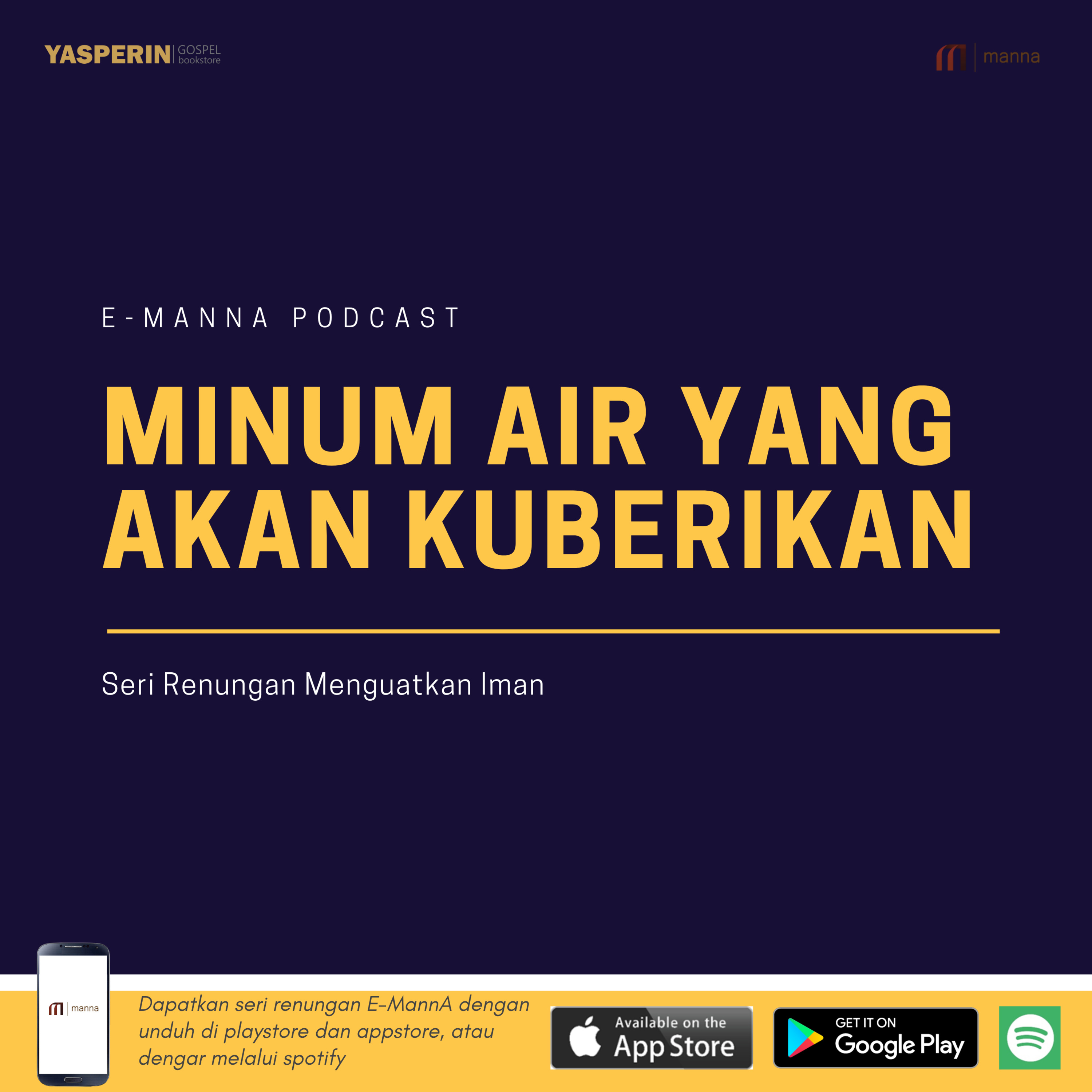 Renungan #23 - MINUM AIR YANG AKAN KUBERIKAN episode artwork