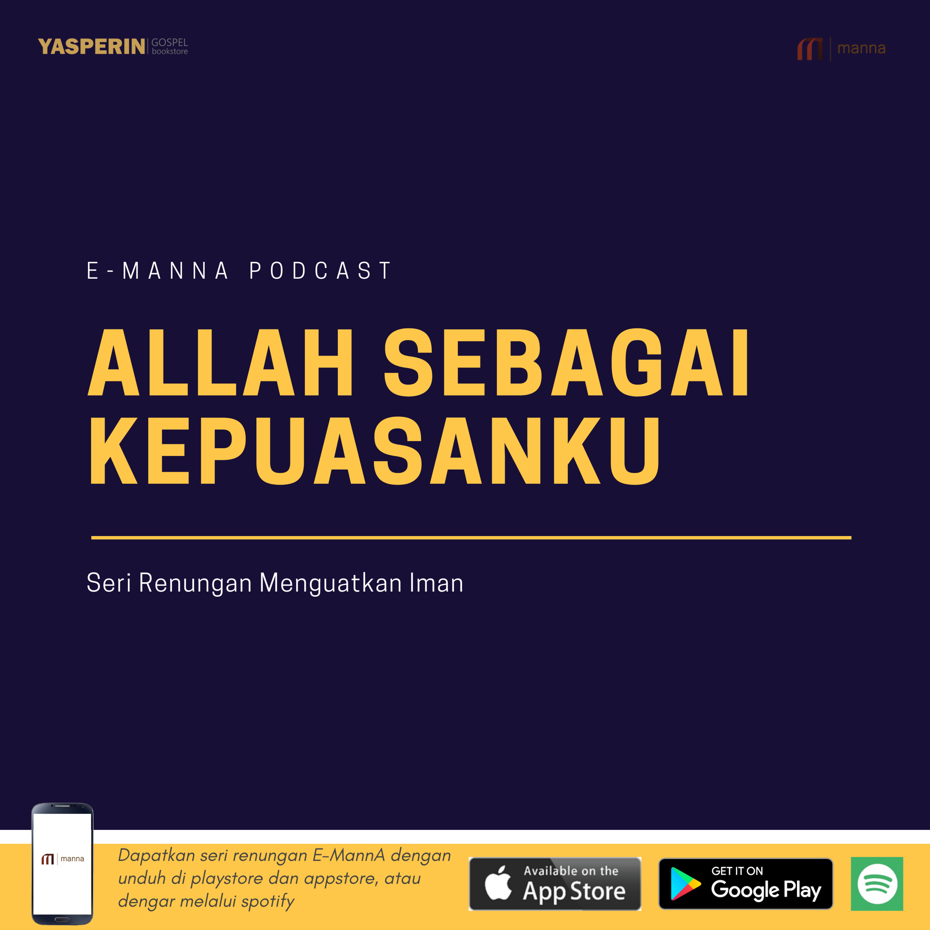 Renungan #23 - ALLAH SEBAGAI KEPUASANKU episode artwork