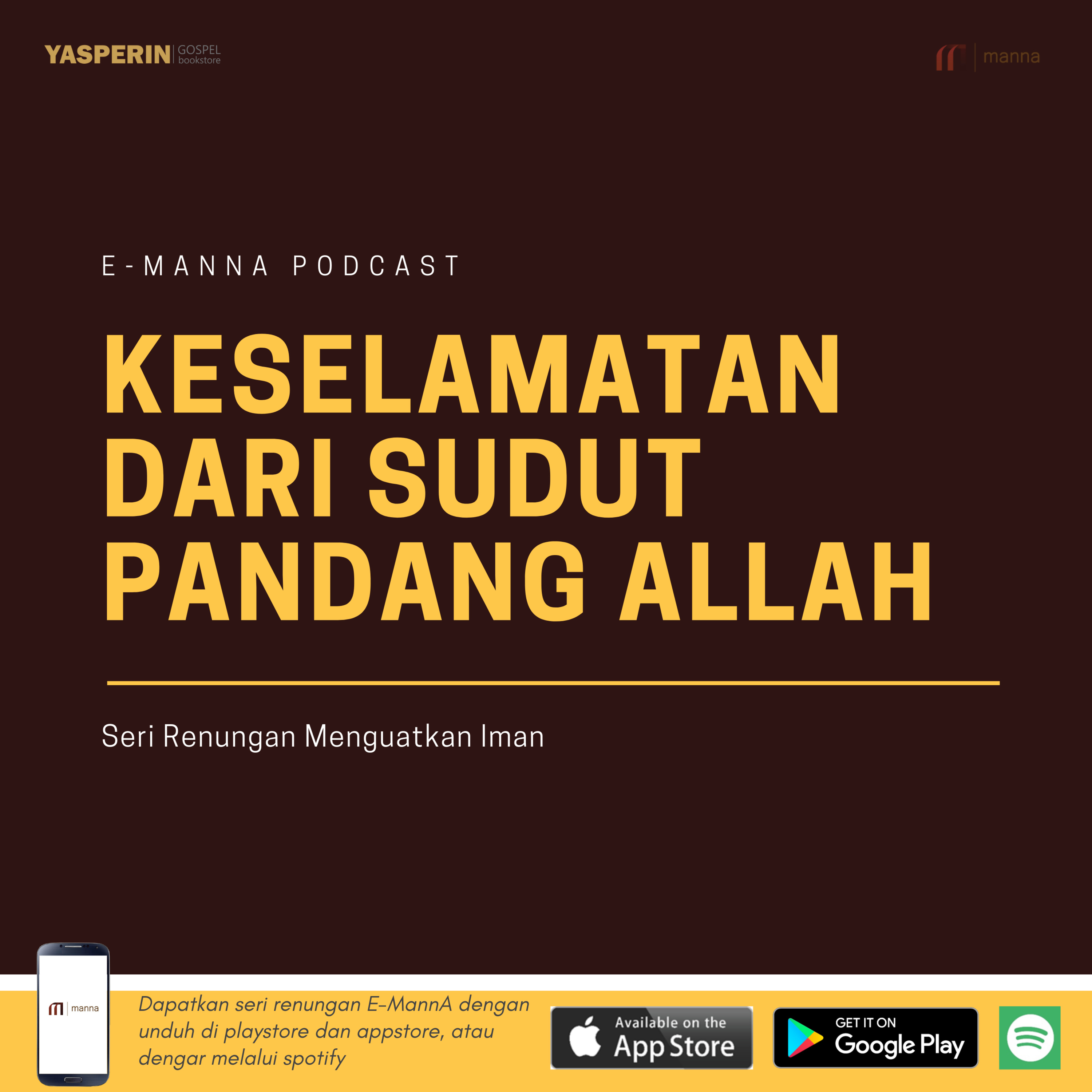 Renungan #24 - KESELAMATAN DARI SUDUT PANDANG ALLAH episode artwork