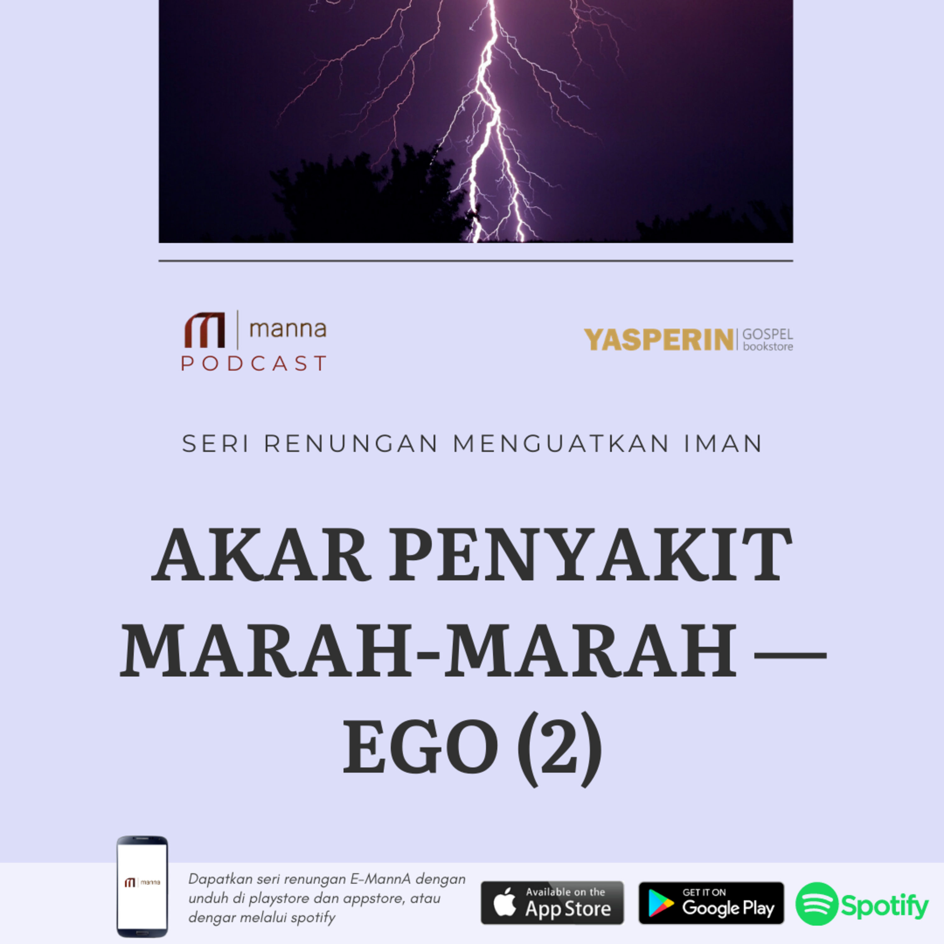 Renungan #28 - AKAR PENYAKIT MARAH-MARAH - EGO	(2) episode artwork