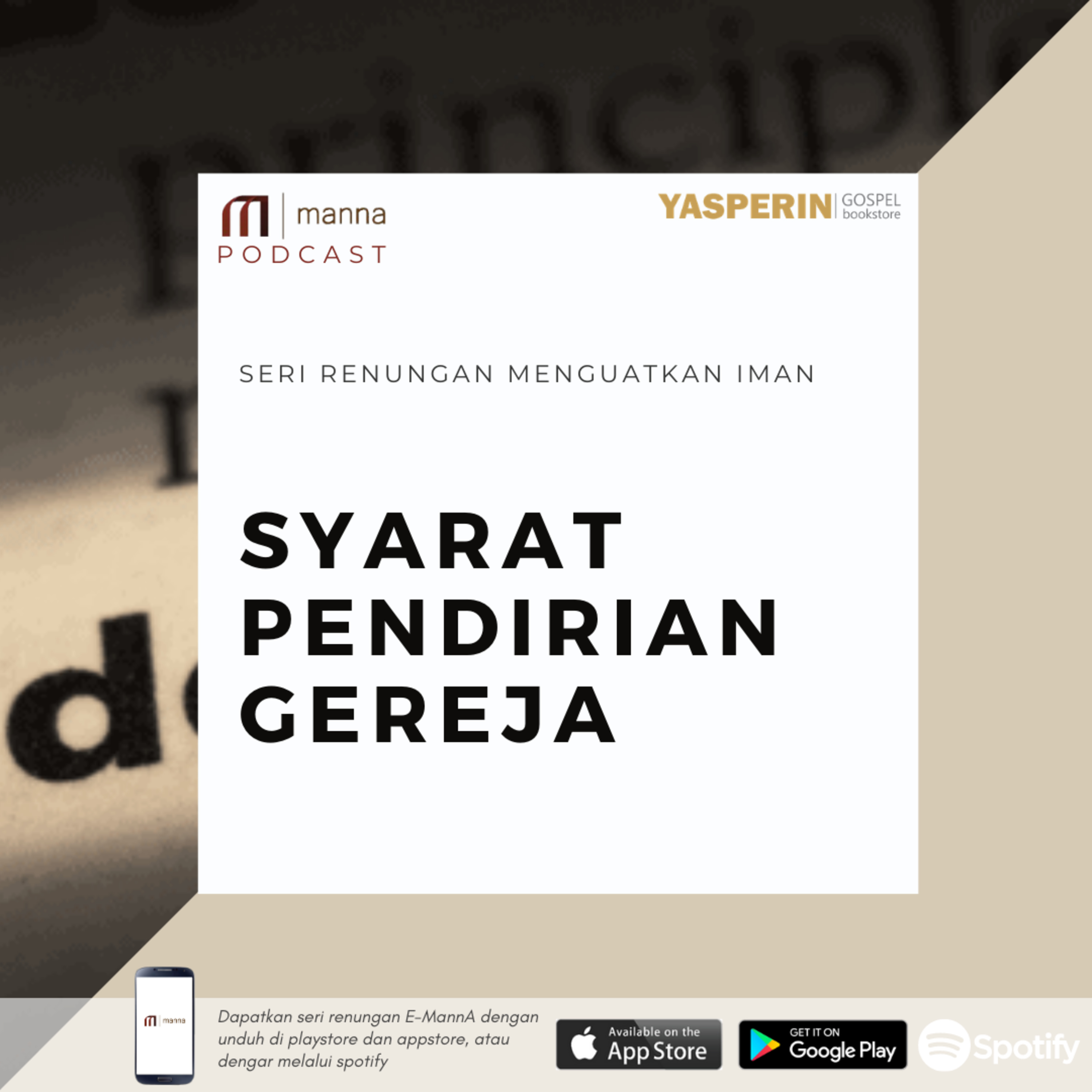 Renungan #34 - SYARAT PENDIRIAN GEREJA episode artwork
