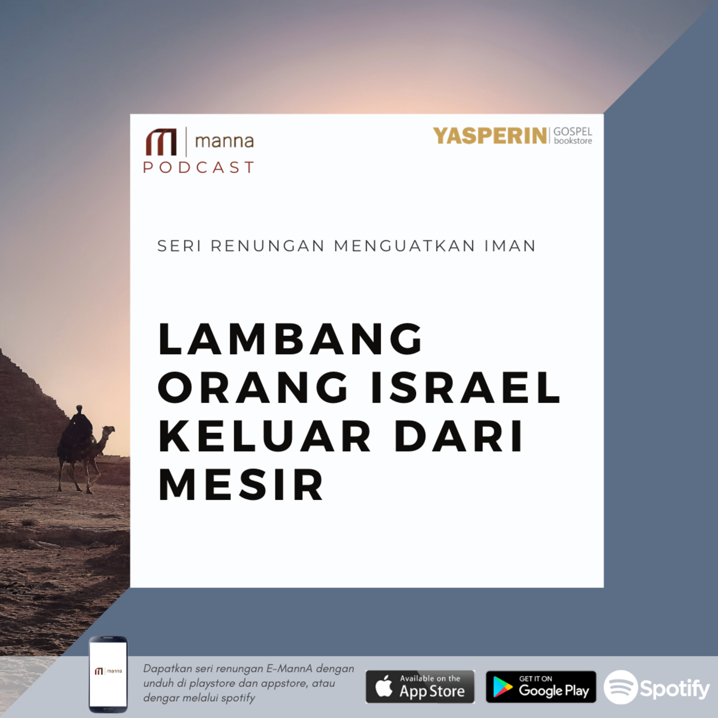 Renungan (39) - LAMBANG ORANG ISRAEL KELUAR DARI MESIR episode artwork
