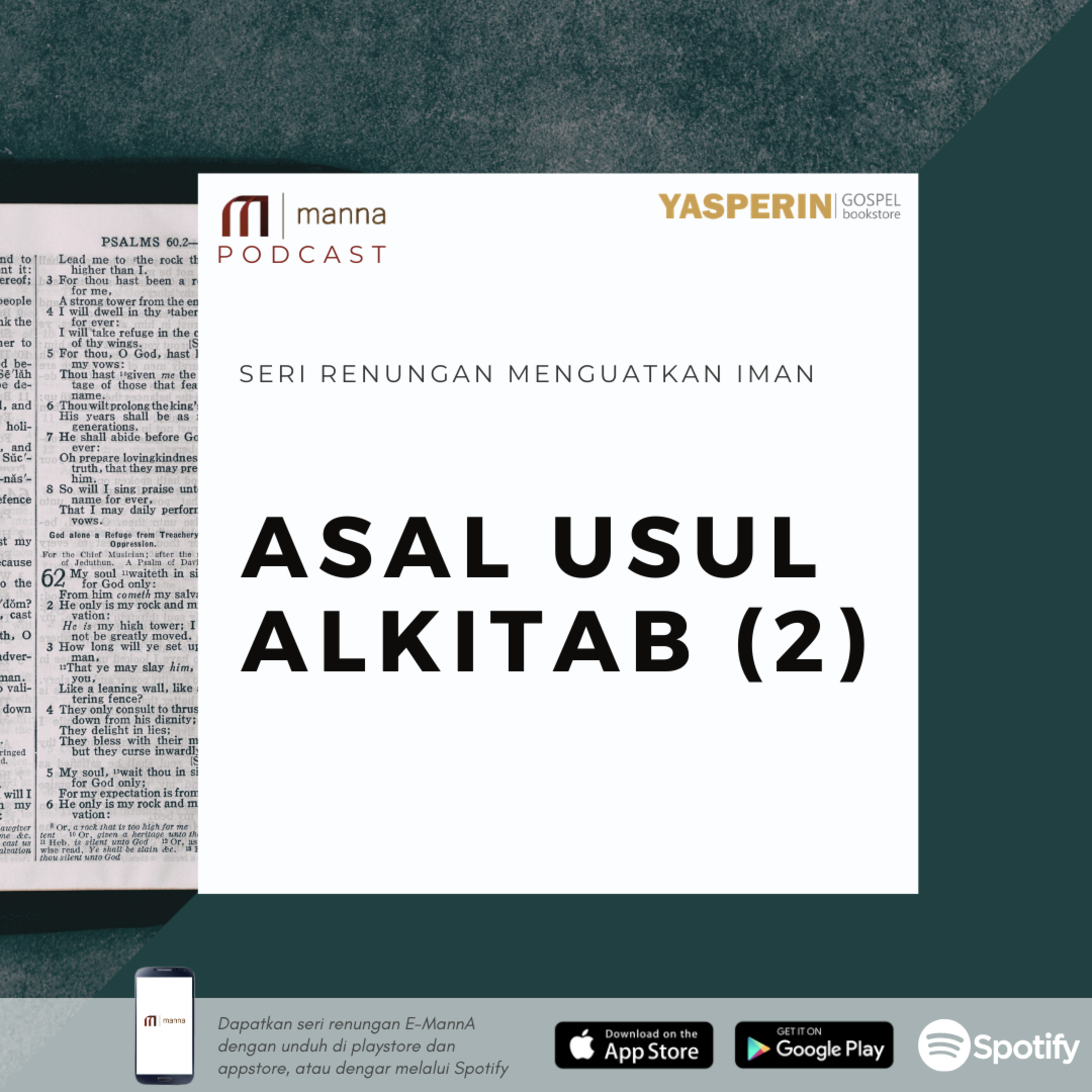 Renungan (43) - ASAL USUL ALKITAB (2) episode artwork