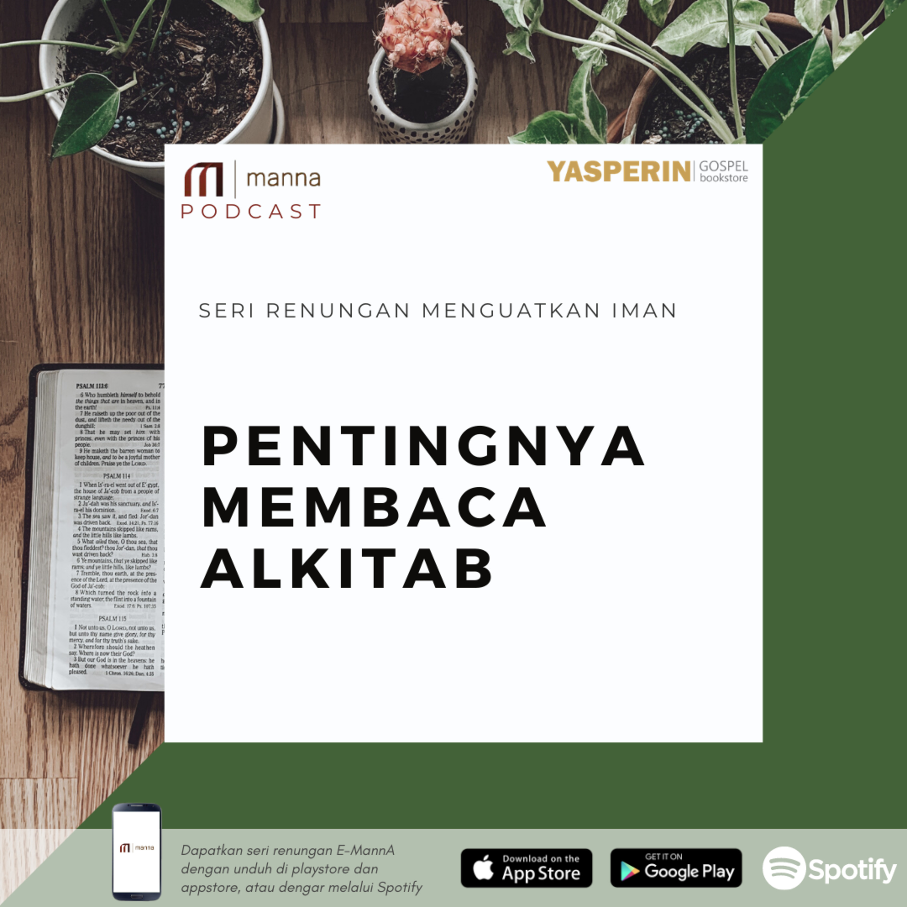 Renungan (44) - PENTINGNYA MEMBACA ALKITAB episode artwork