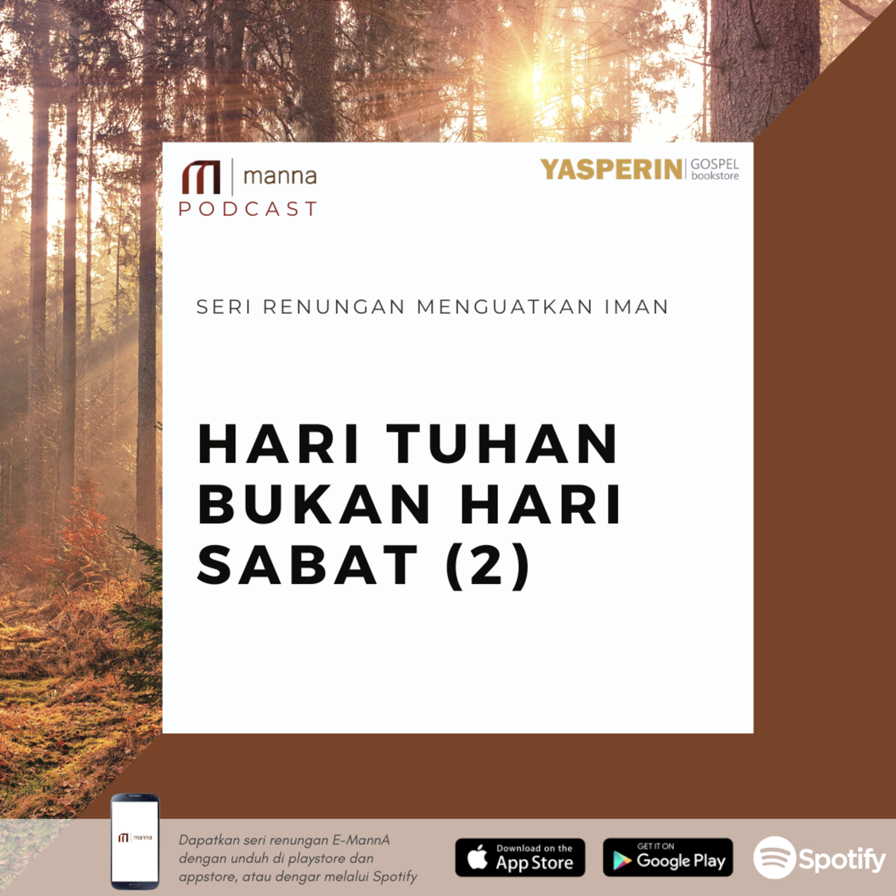 Renungan (50) - HARI TUHAN BUKAN HARI SABAT (2) episode artwork