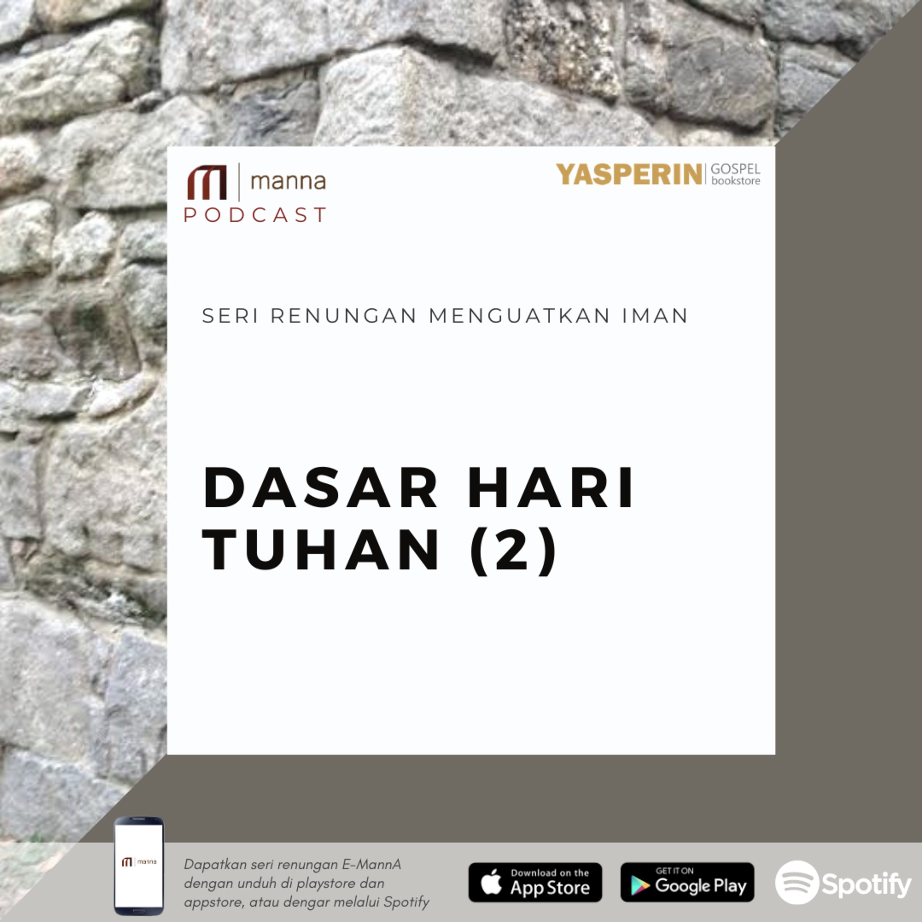 Renungan (50) - DASAR HARI TUHAN (2) episode artwork