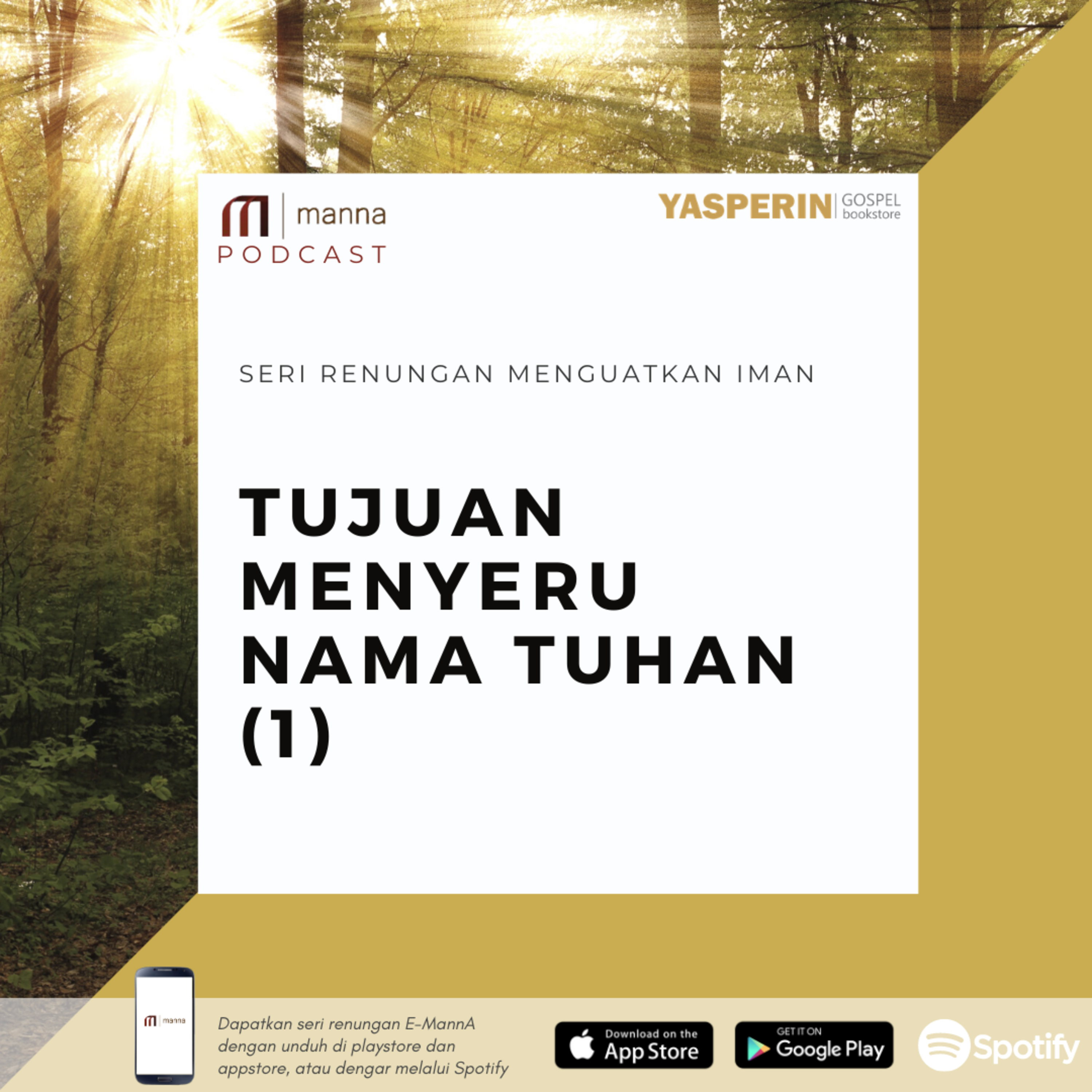 Renungan (51) - TUJUAN MENYERU NAMA TUHAN (1) episode artwork
