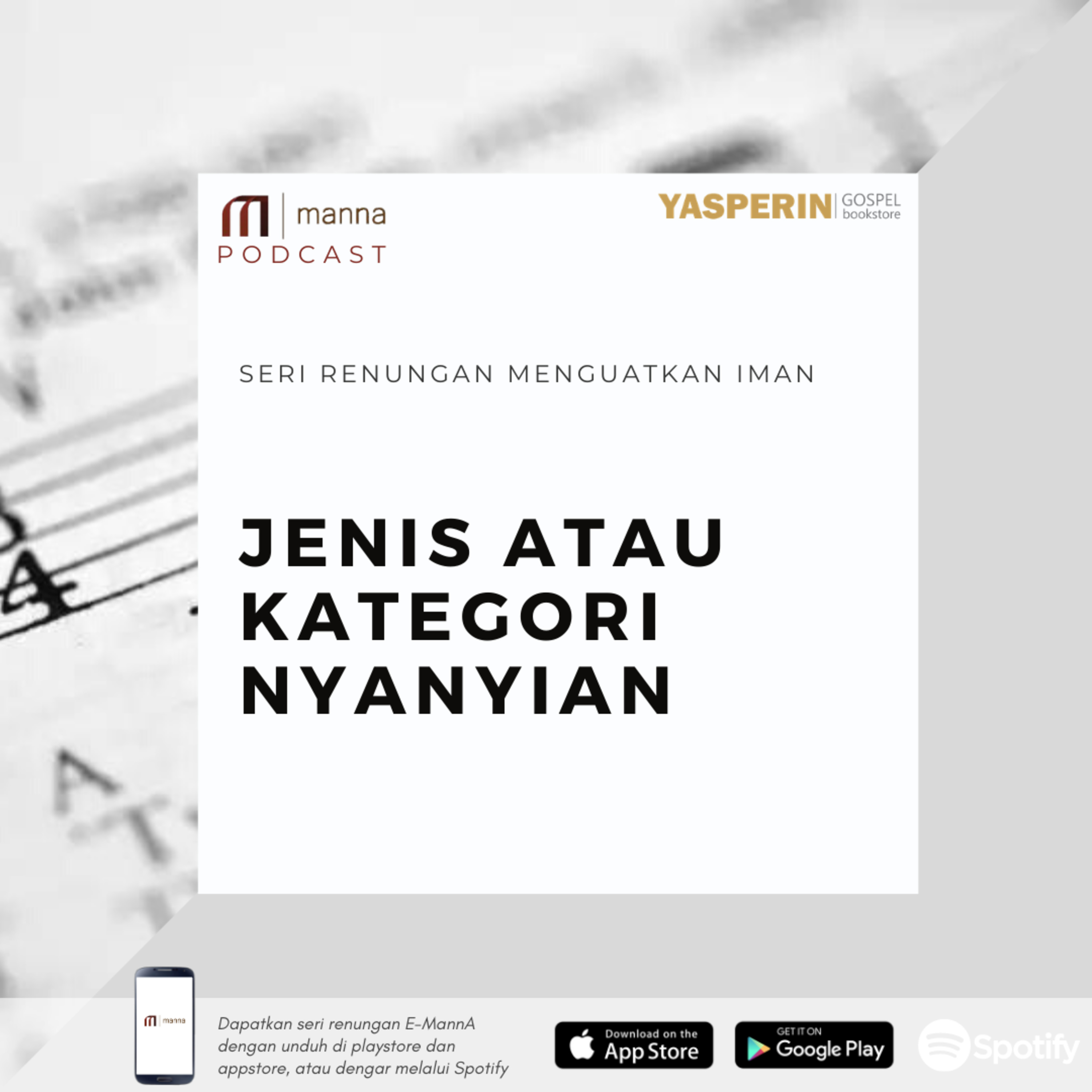 Renungan (52) - JENIS ATAU KATEGORI NYANYIAN episode artwork