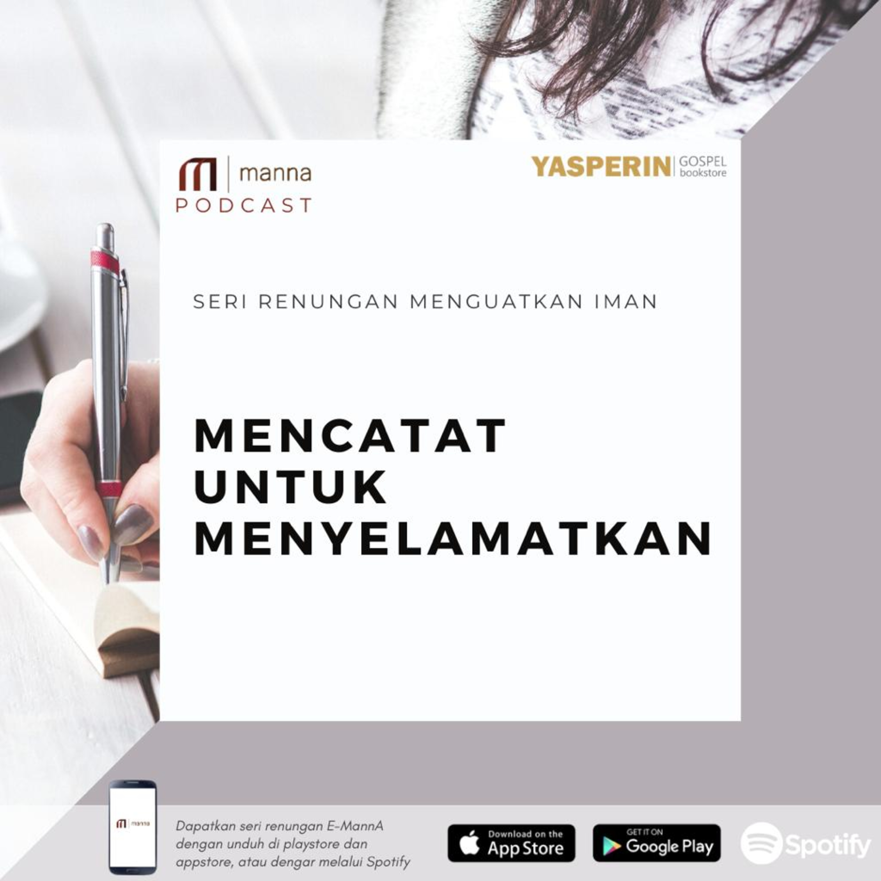 Renungan (56) - MENCATAT UNTUK MENYELAMATKAN episode artwork