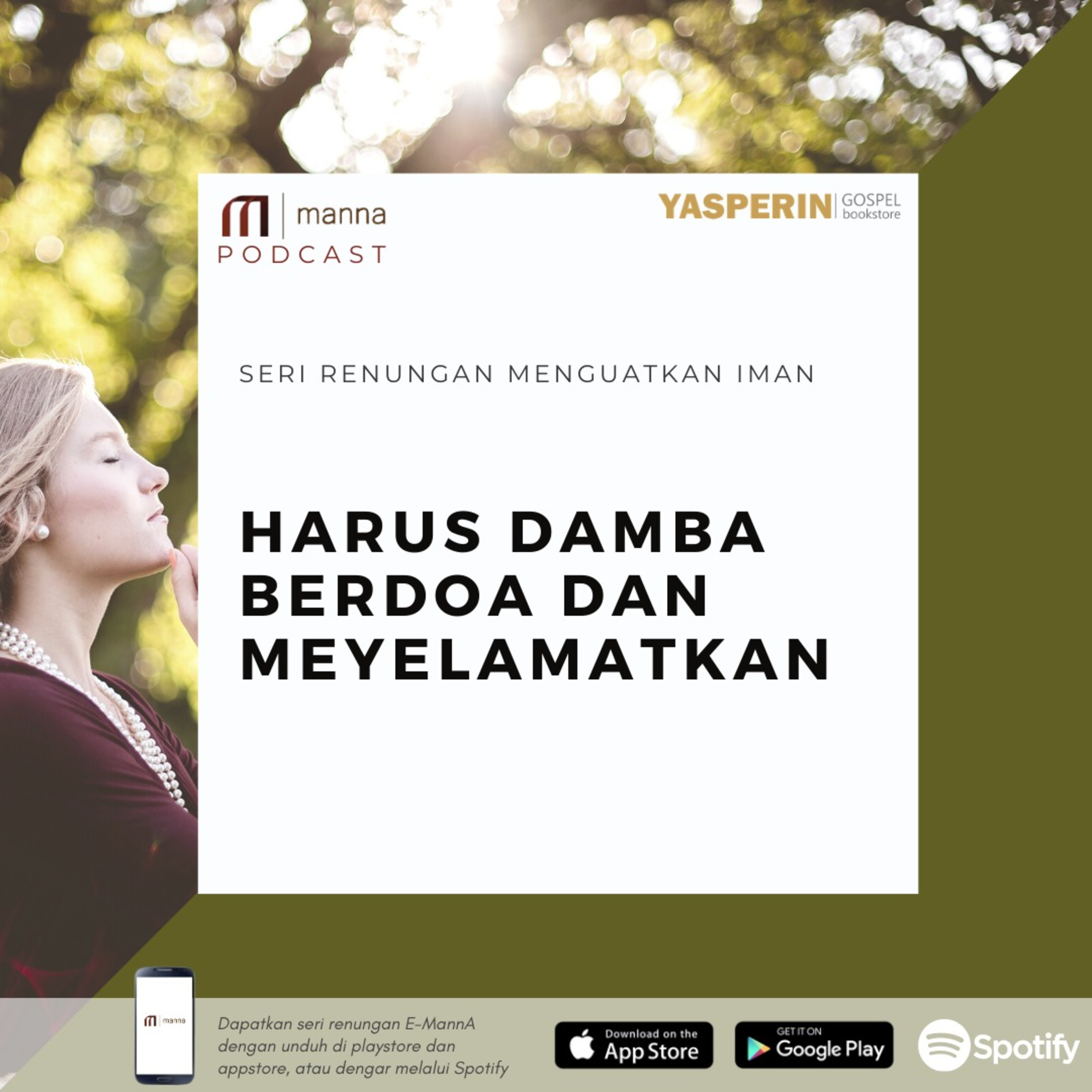 Renungan (56) - HARUS DAMBA BERDOA DAN MENYELAMATKAN ! episode artwork