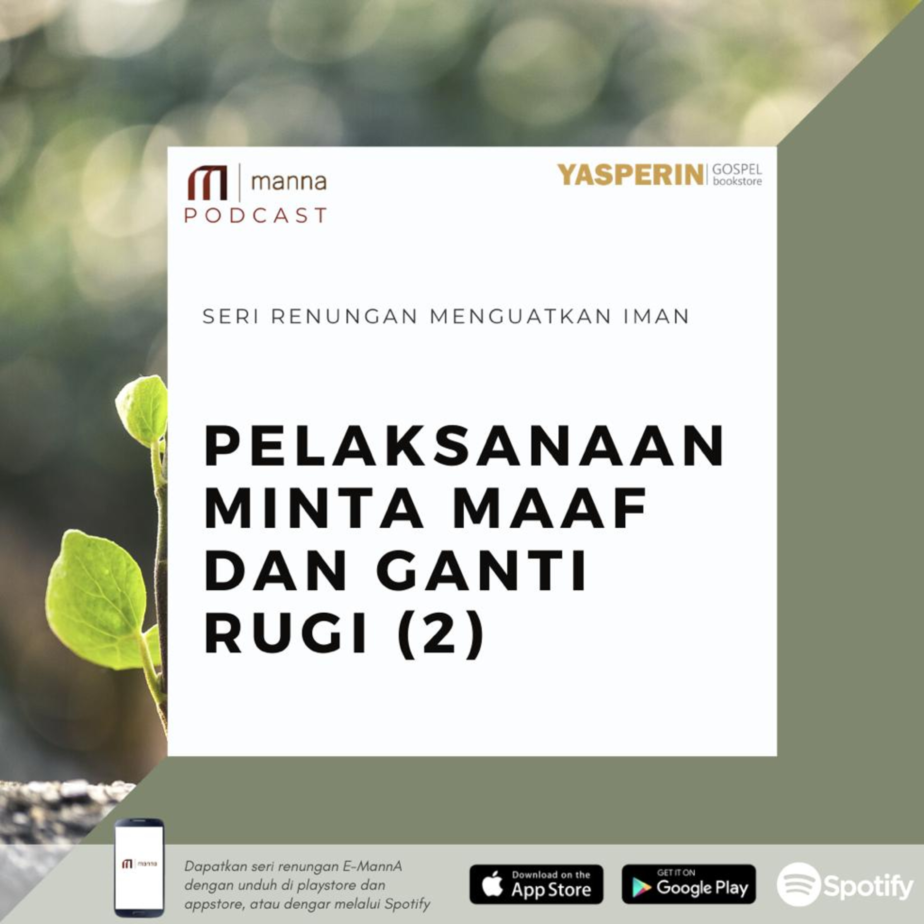 Renungan (59) - PELAKSANAAN MINTA MAAF DAN GANTI RUGI (2) episode artwork