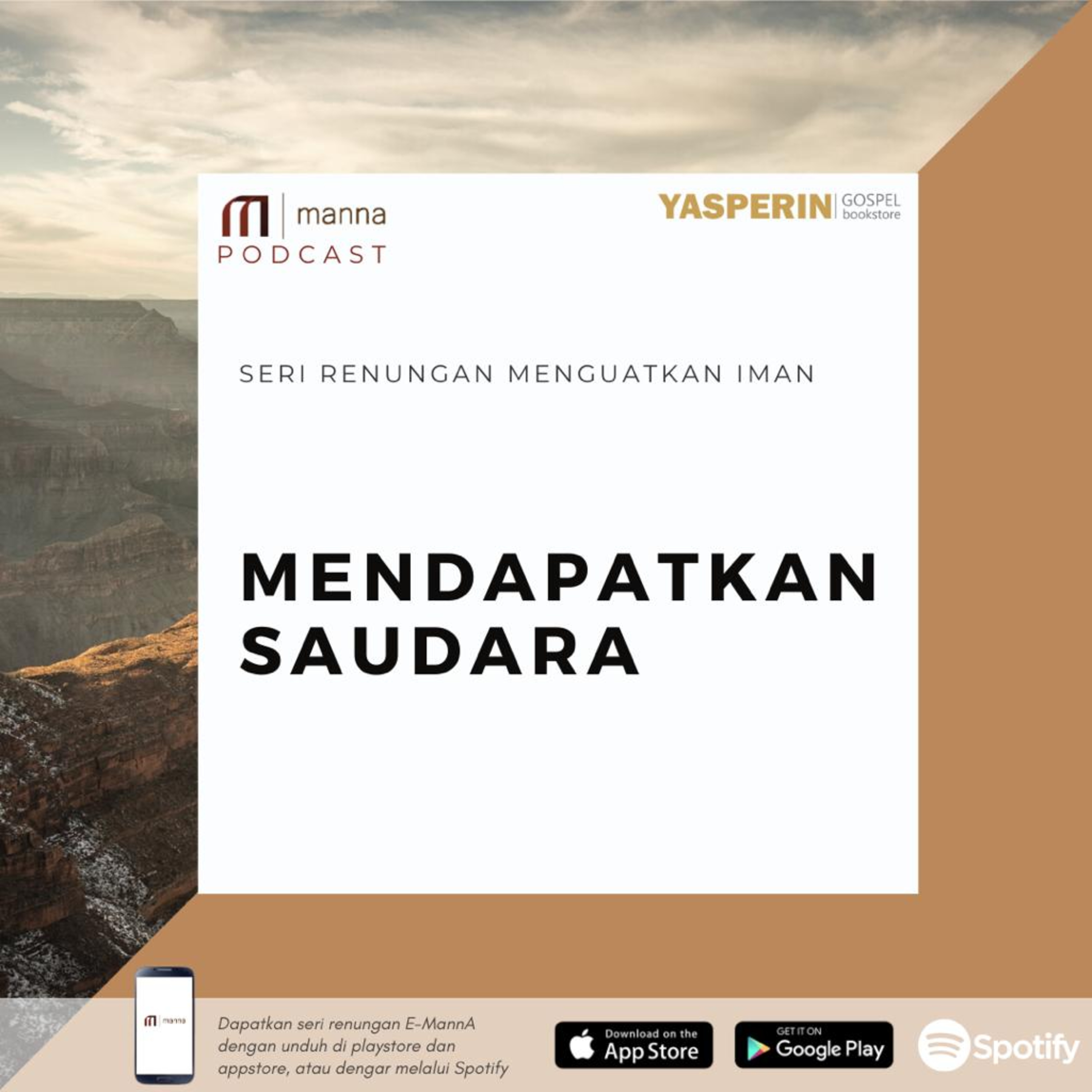 Renungan (60) - MENDAPATKAN SAUDARA episode artwork