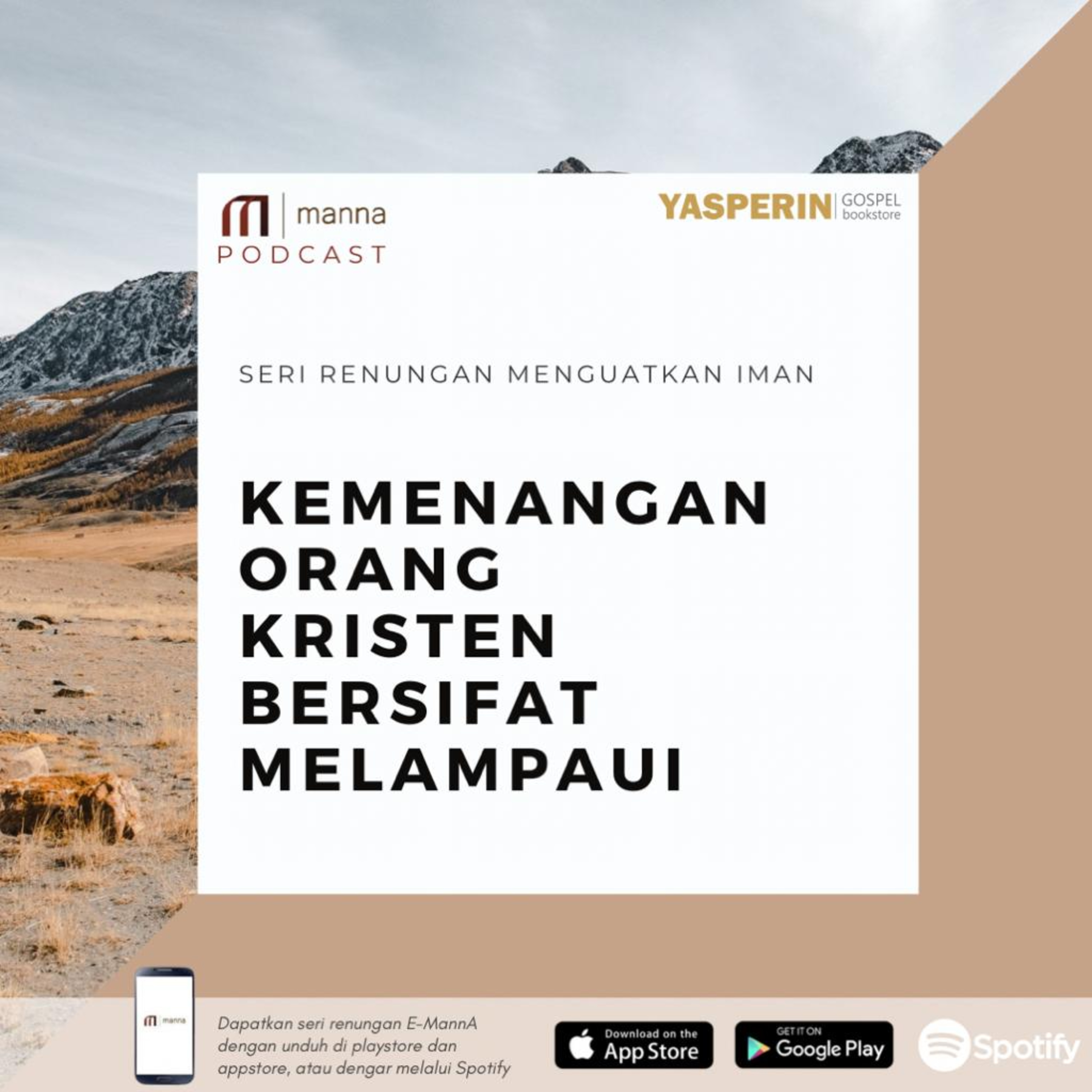 Renungan (61) - KEMENANGAN ORANG KRISTEN BERSIFAT MELAMPAUI episode artwork