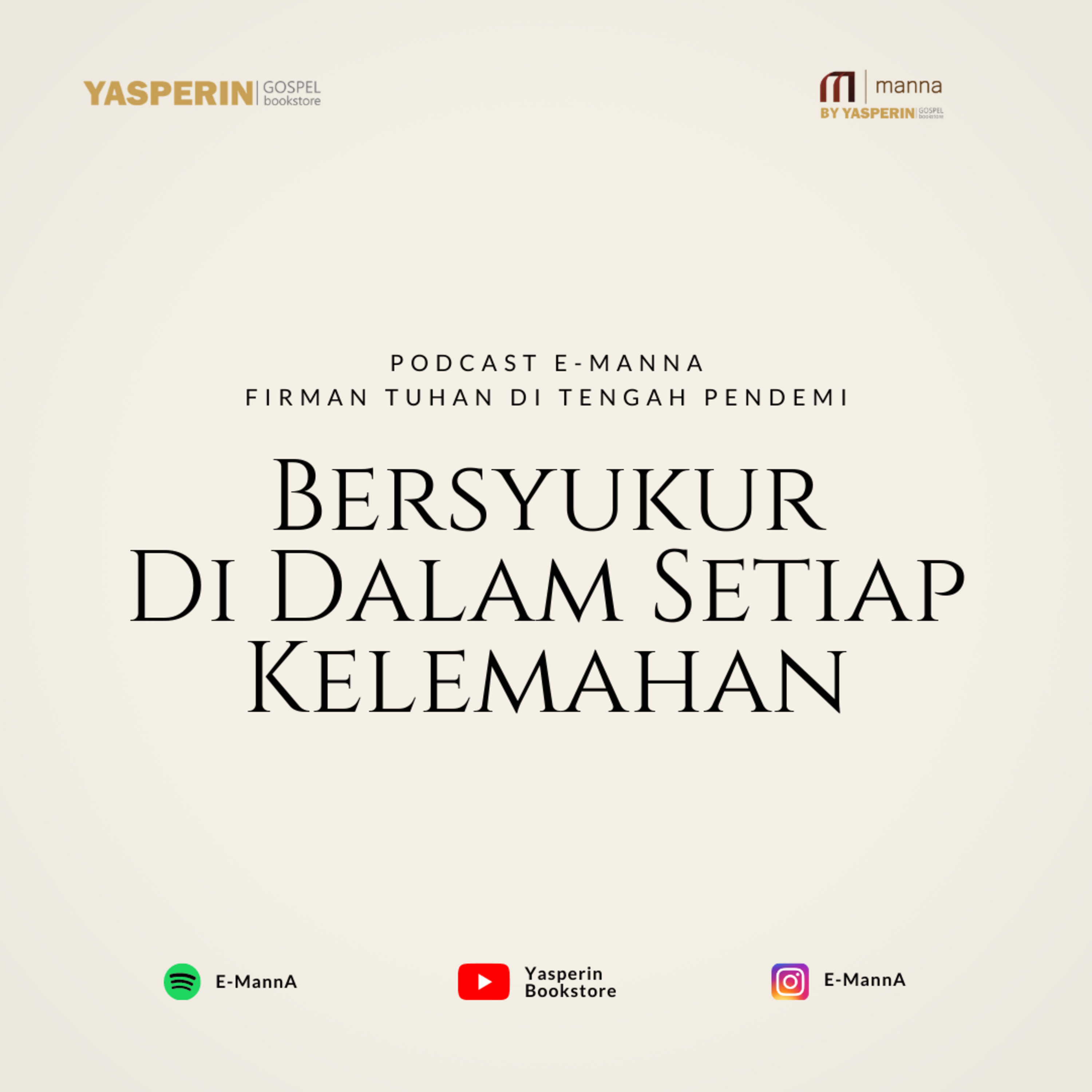 Bersyukurlah dalam Setiap Kelemahan (PODCAST) episode artwork