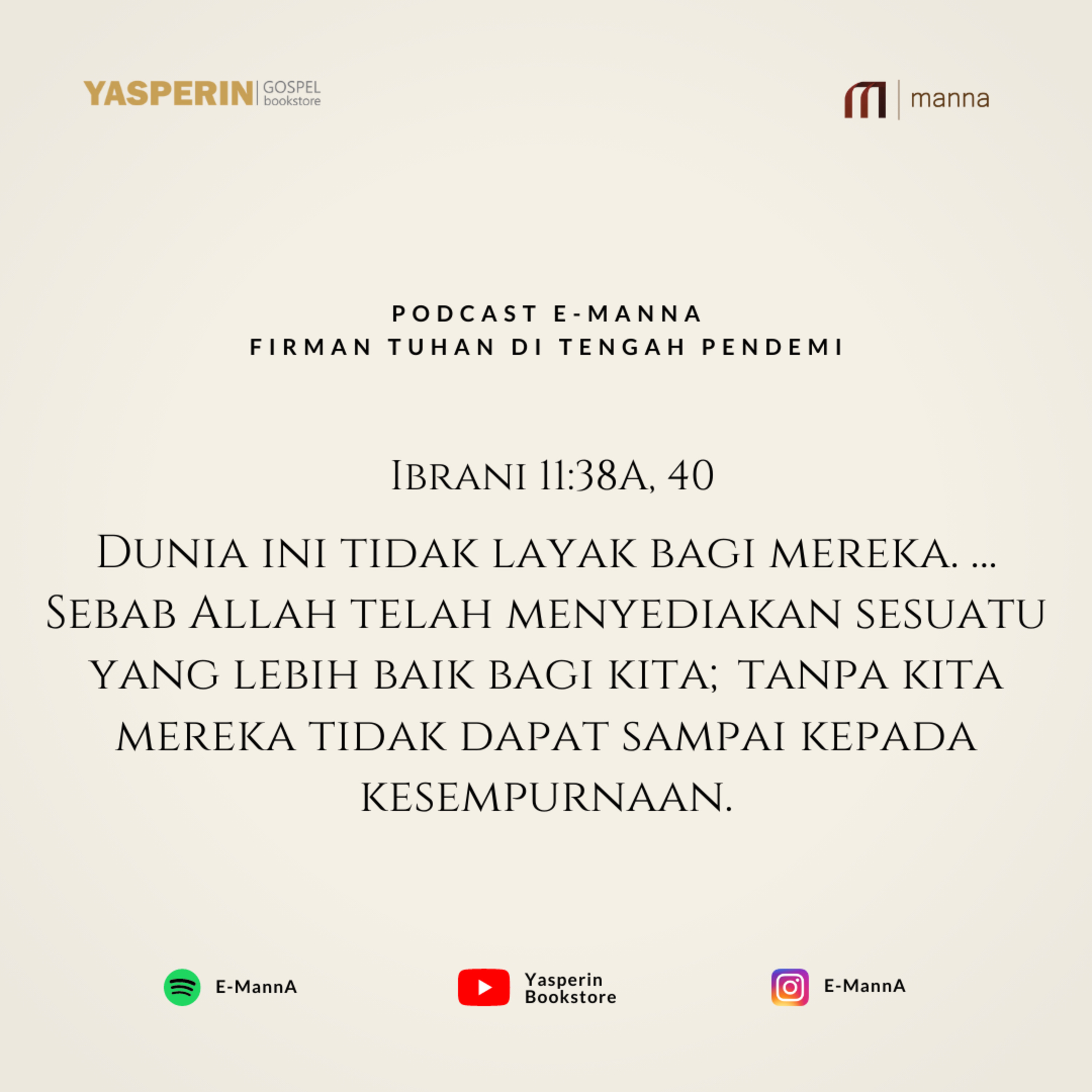 DUNIA INI TIDAK LAYAK BAGI KITA (PODCAST) episode artwork