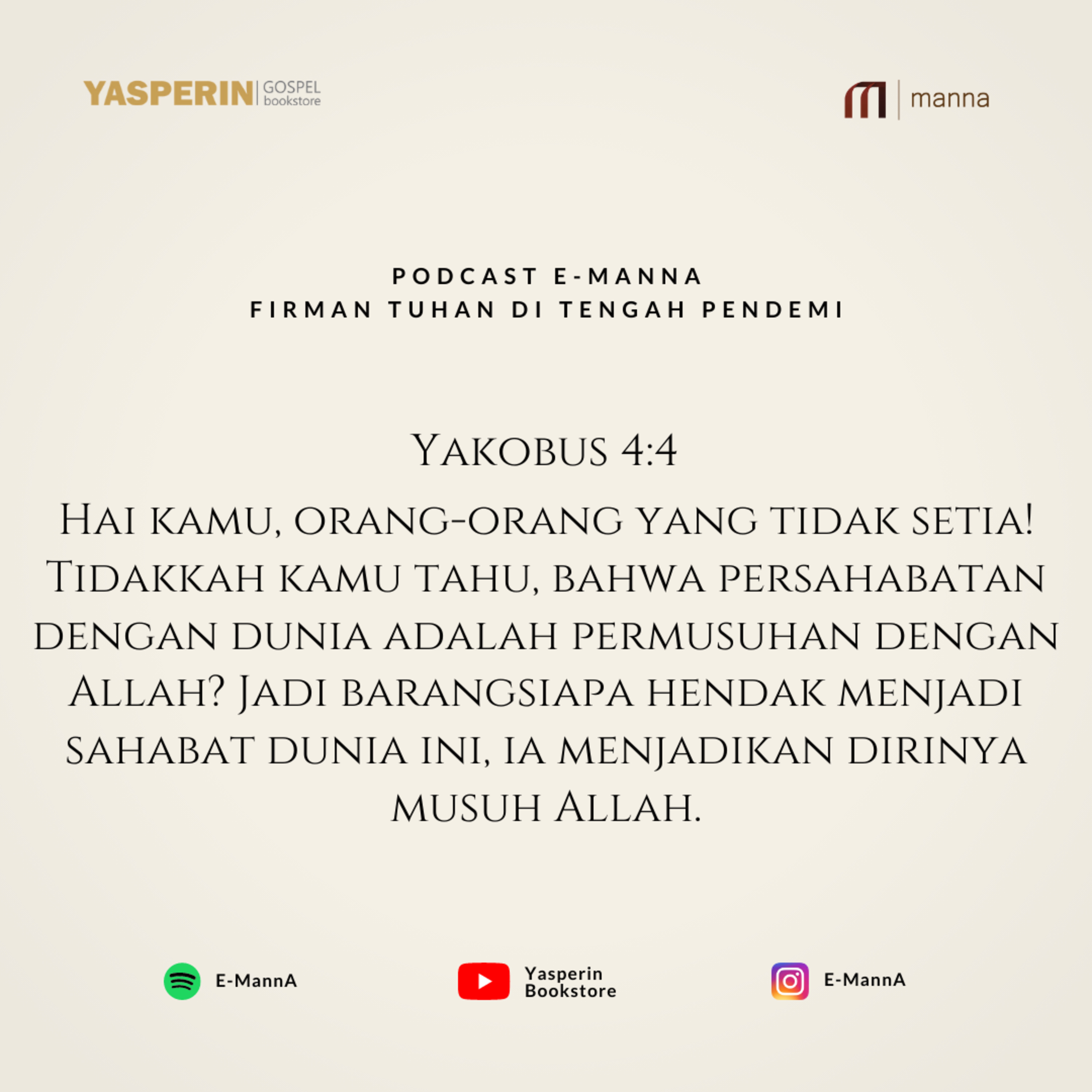 SAHABAT DUNIA, MUSUH ALLAH (PODCAST) episode artwork