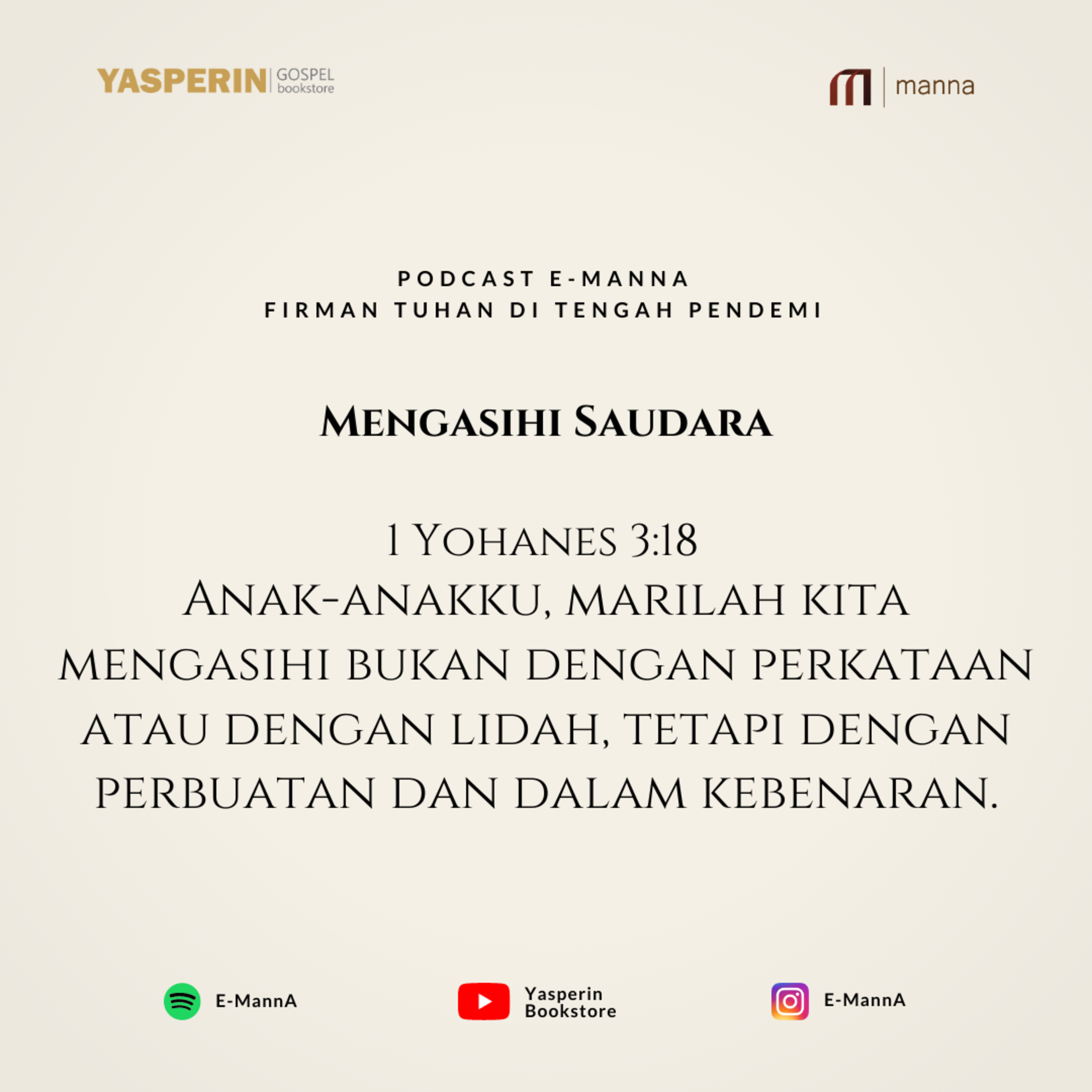 MENGASIHI SAUDARA (PODCAST) episode artwork