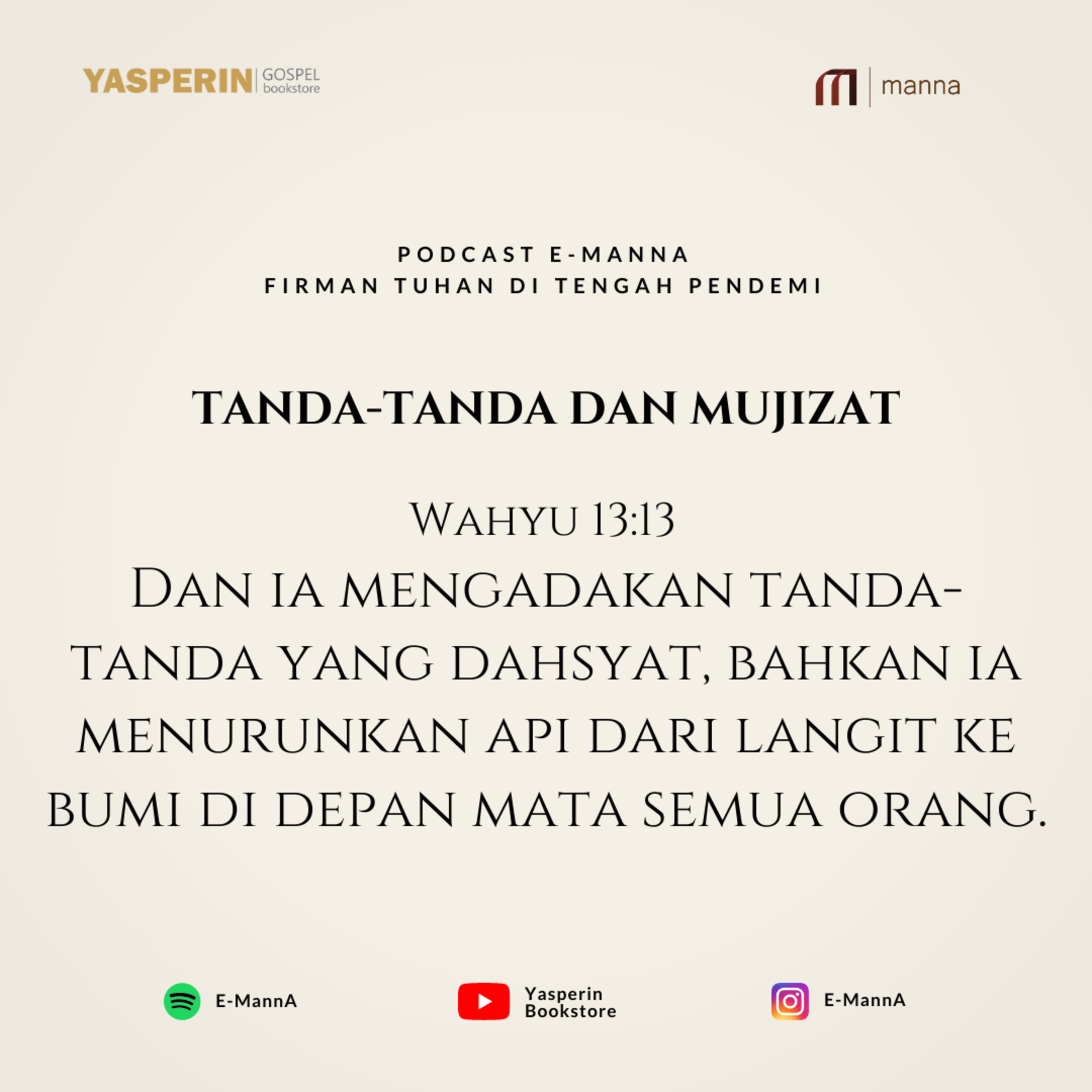 TANDA-TANDA DAN MUJIZAT (PODCAST) episode artwork