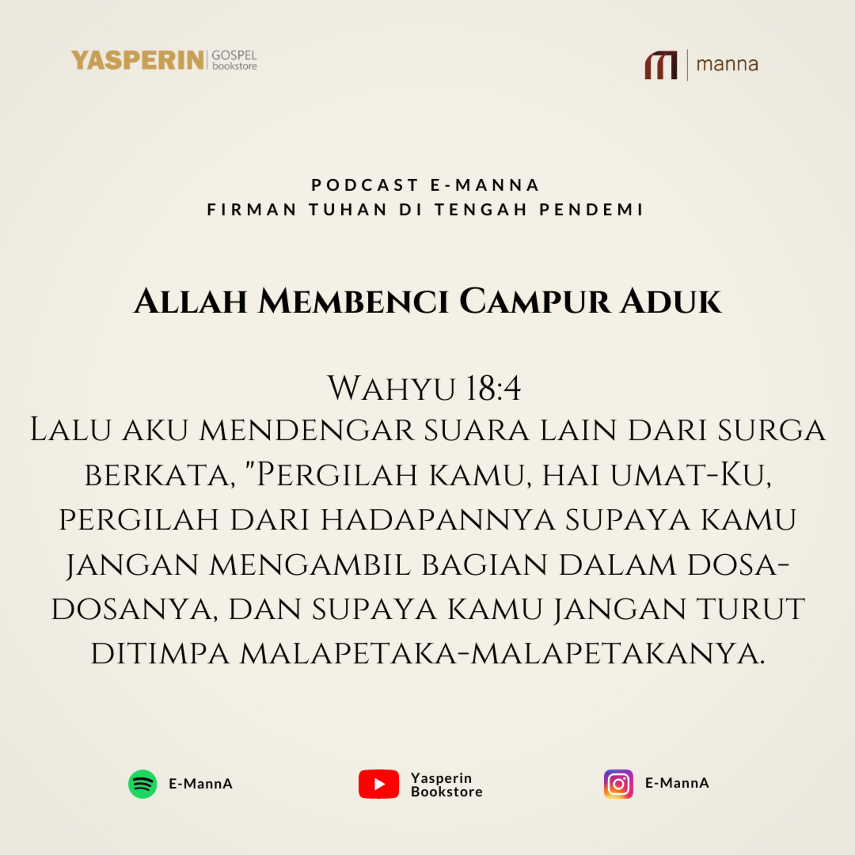 ALLAH MEMBENCI CAMPUR ADUK (PODCAST) episode artwork
