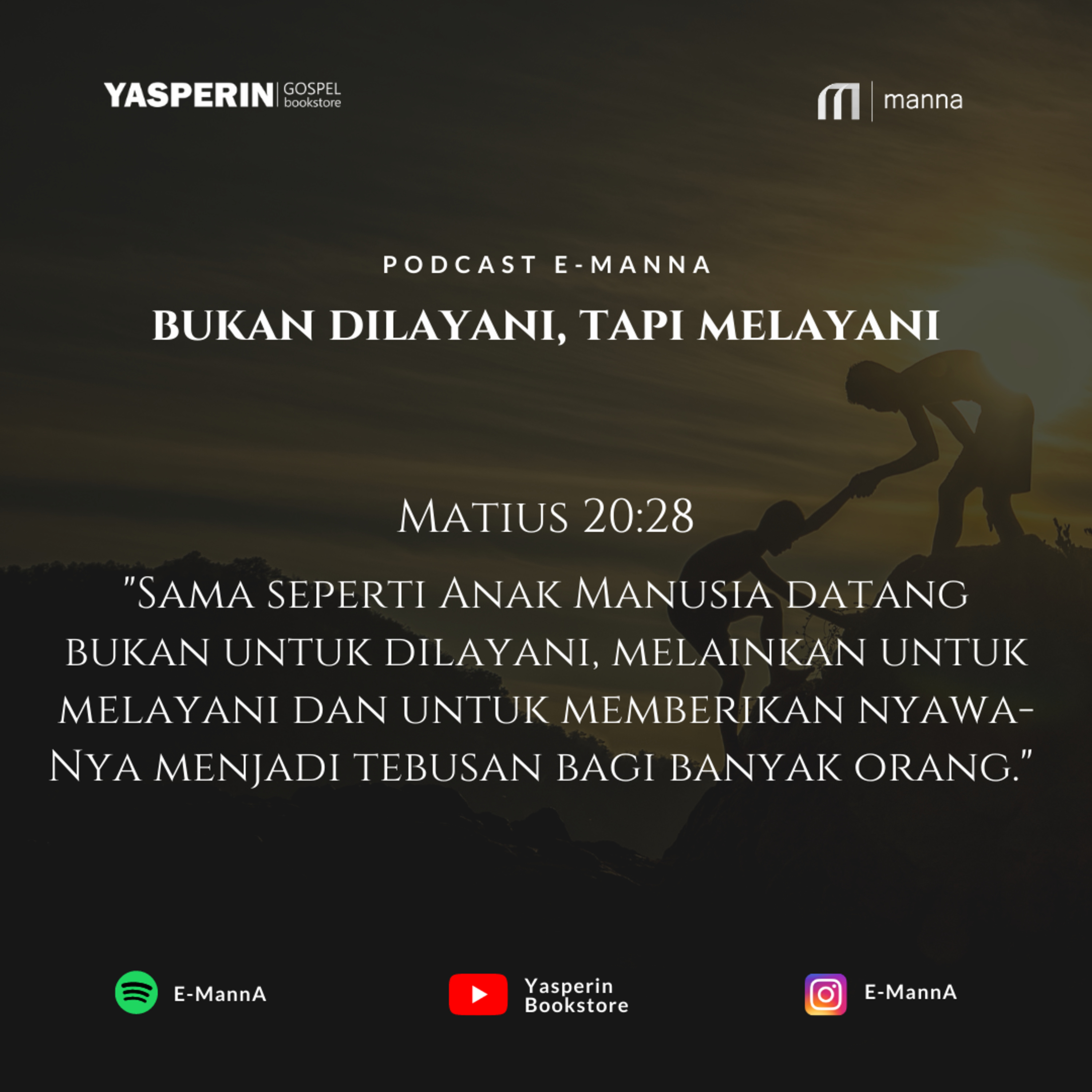 Bukan Dilayani Tapi Melayani (PODCAST) episode artwork