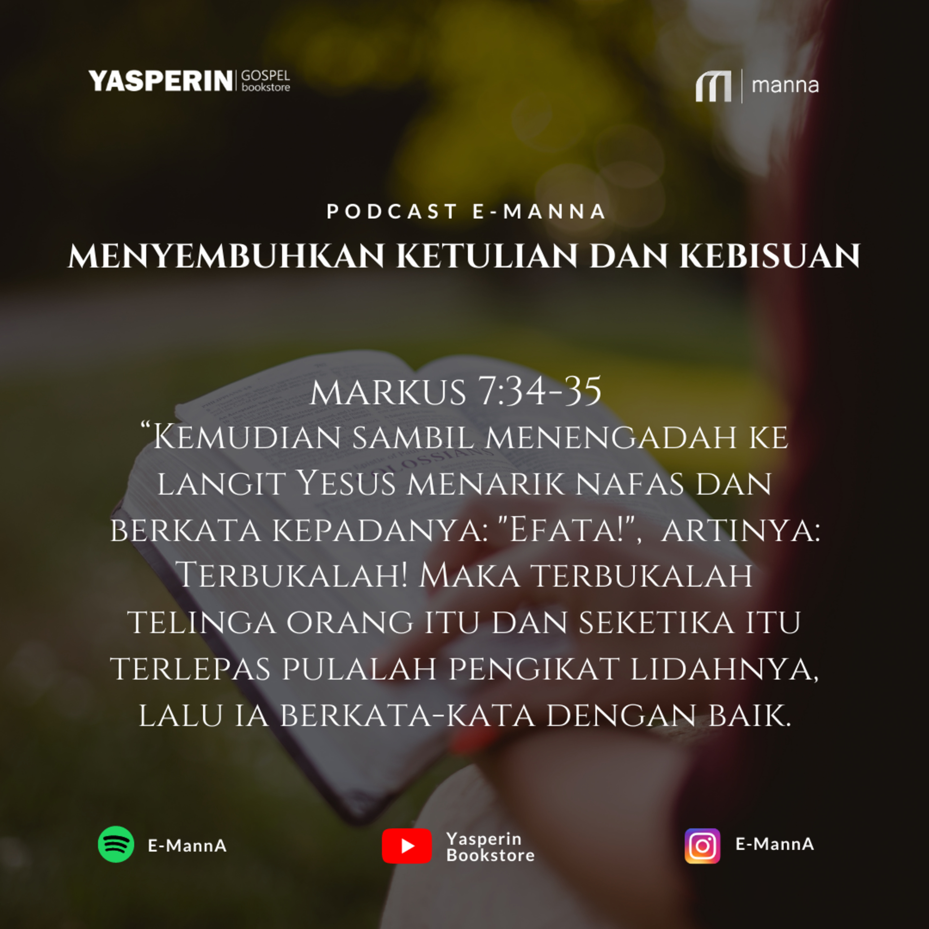 MENYEMBUHKAN KETULIAN DAN KEBISUAN (PODCAST) episode artwork