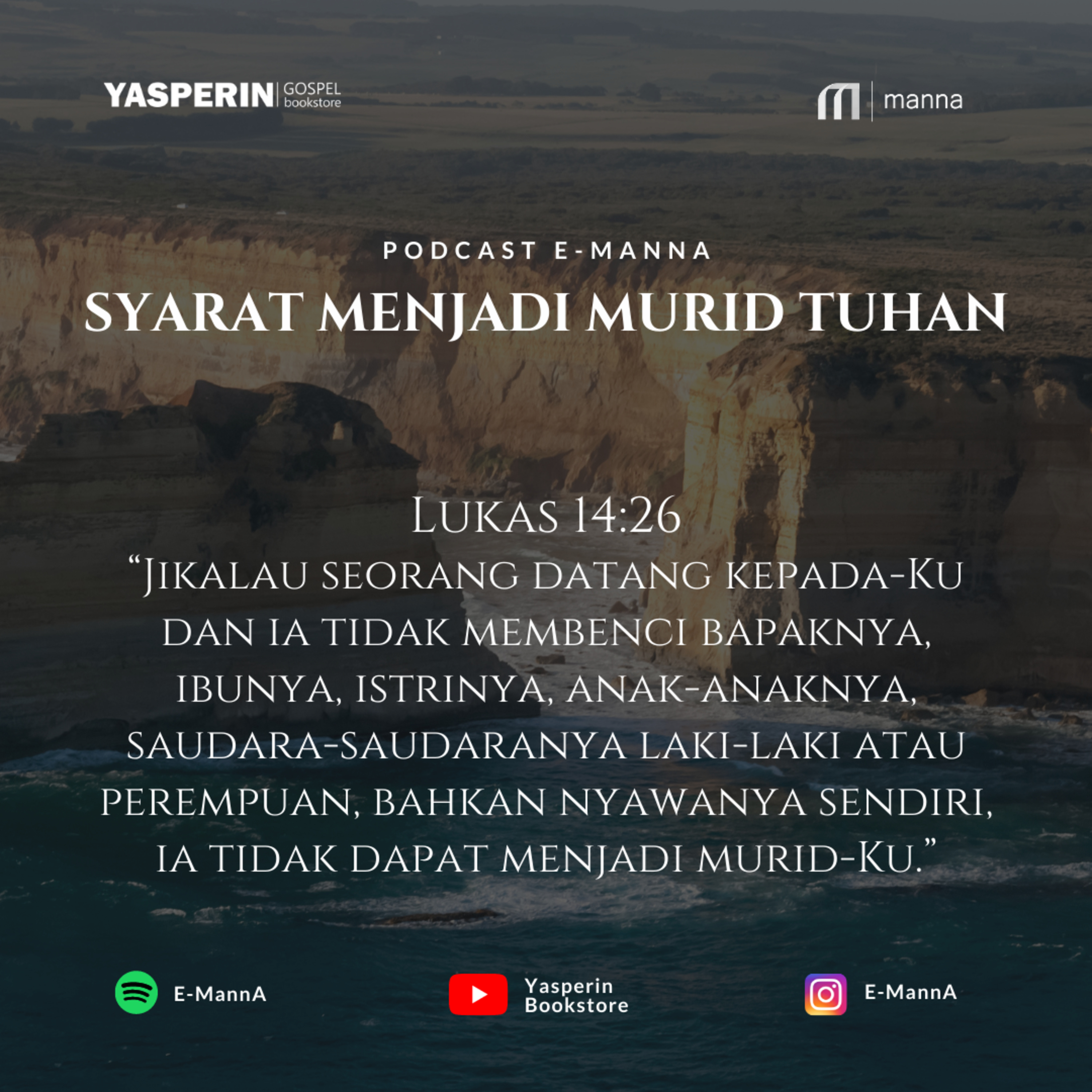 SYARAT MENJADI MURID TUHAN (PODCAST) episode artwork